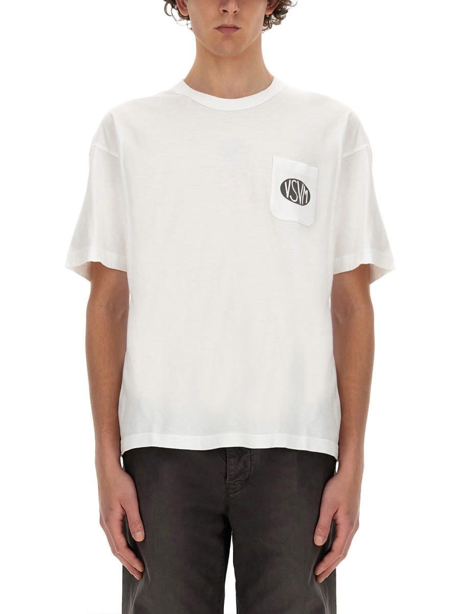 Shop Visvim T-shirt With Logo In White