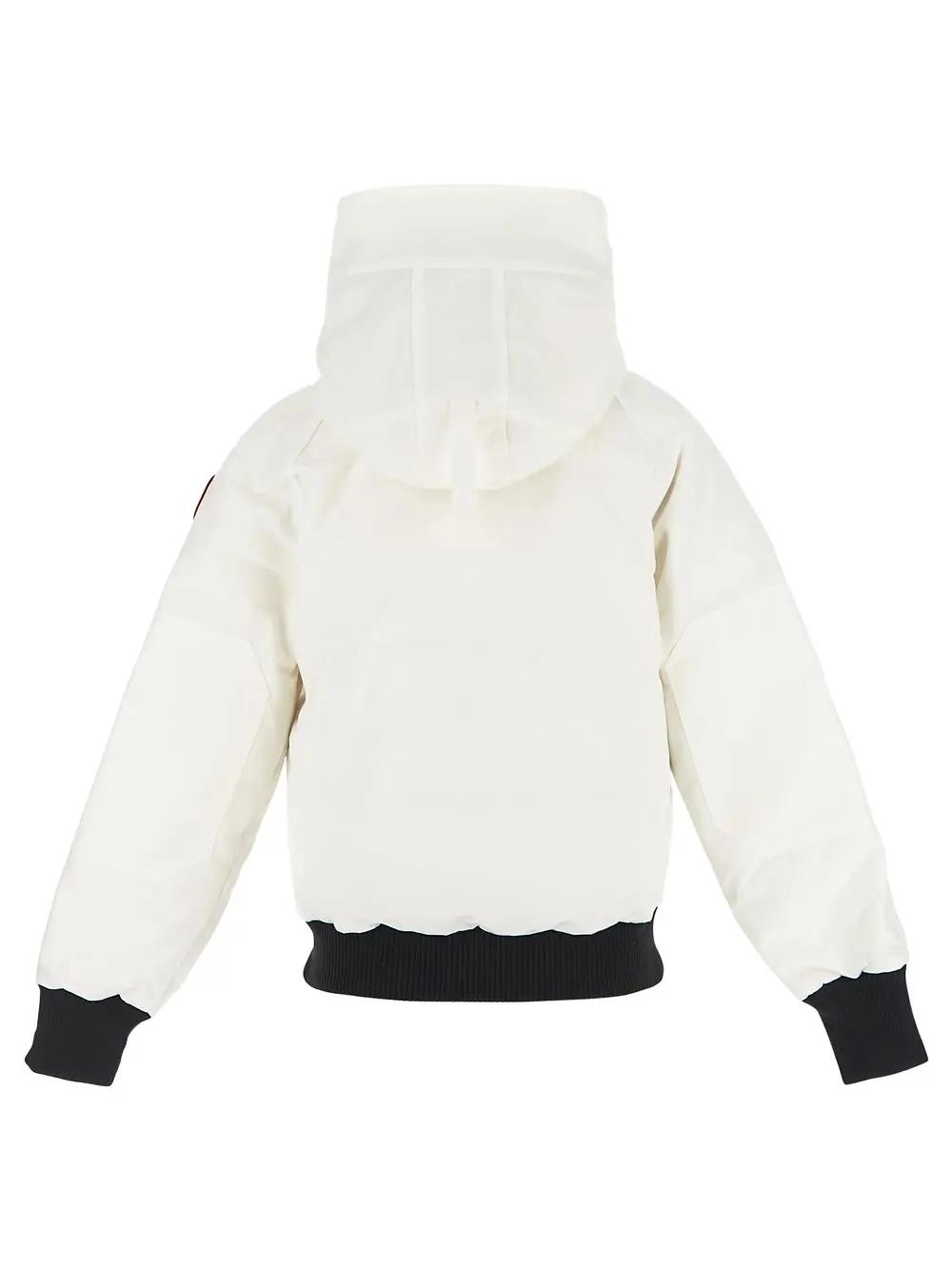 Shop Canada Goose Chilliwack Bomber Jacket In White