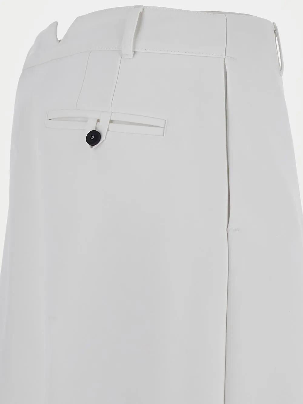 Shop Jacquemus Le Pantalon Ovalo Trouser In White