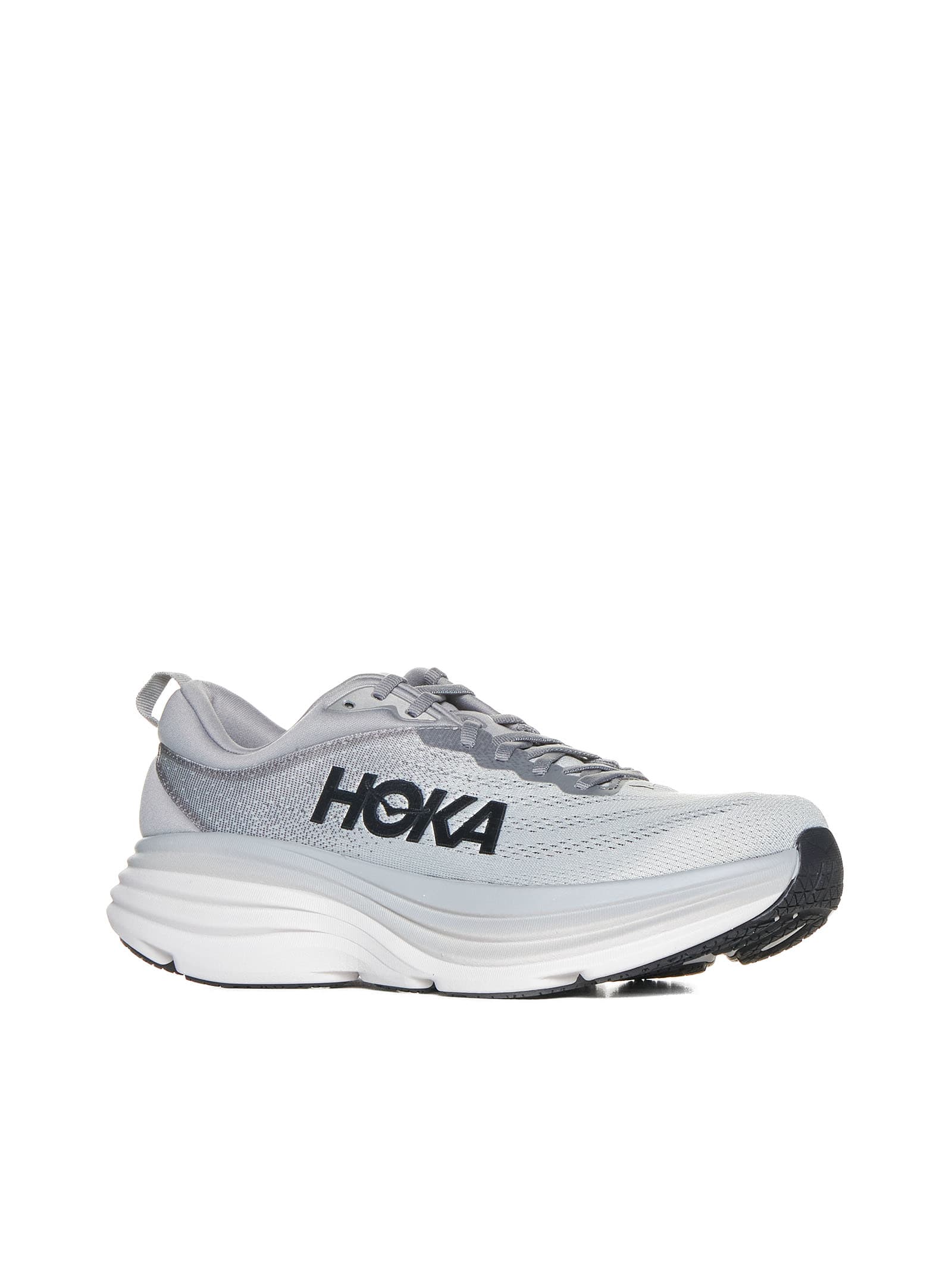 Shop Hoka Sneakers In Sharkskin / Harbor Mist
