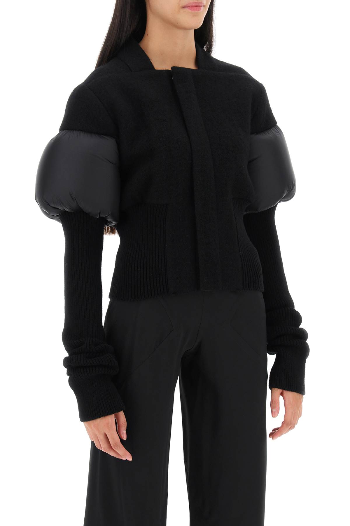 Shop Rick Owens Jacket With Padded Inserts In Black