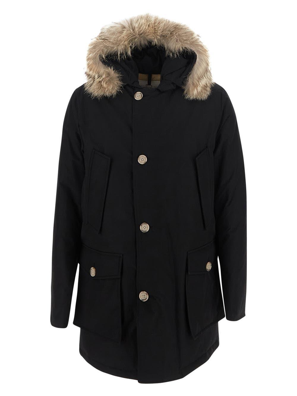 WOOLRICH ARTIC DETACHABLE FUR PARKA JACKET 