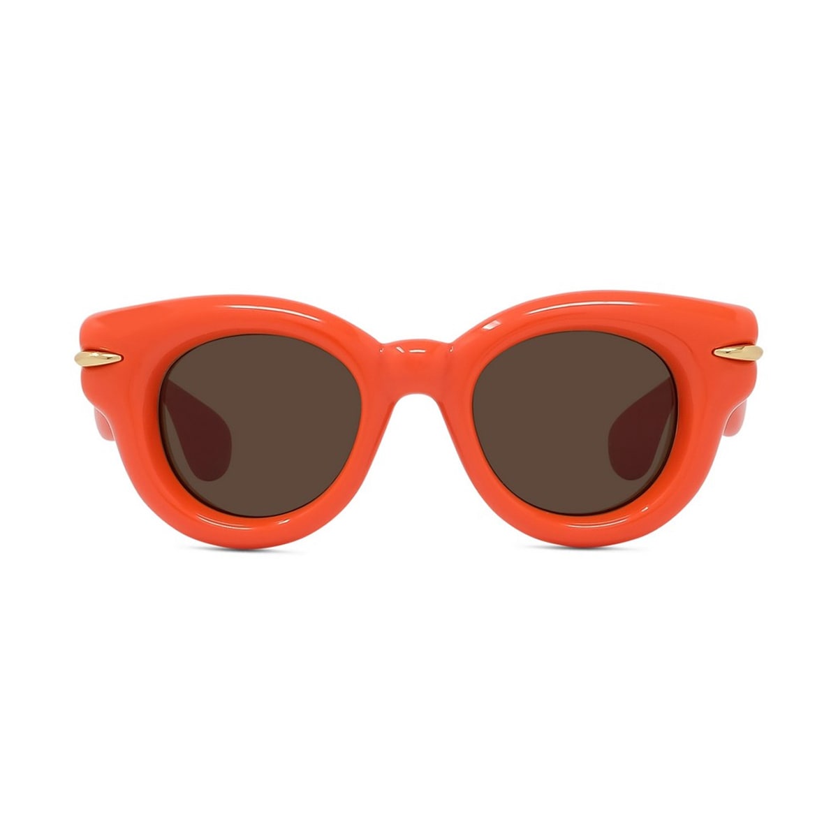 Lw40118i Inflated 42e Orange Sunglasses