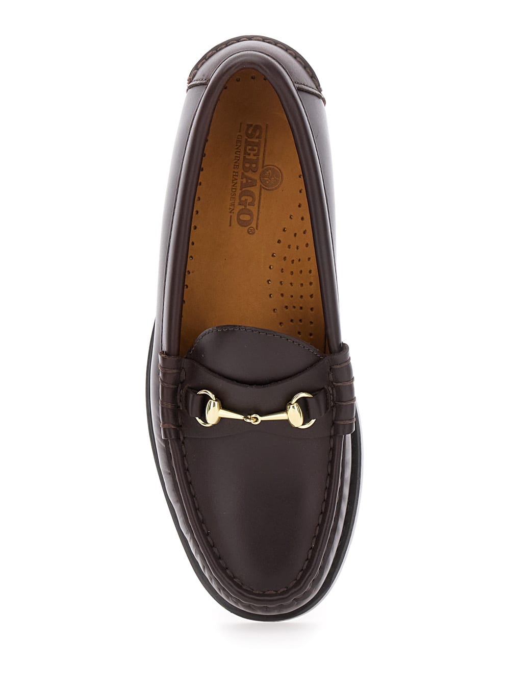 Sebago Joe Modena Bordeaux Pull-on Loafers With Horsebit Detail In Leather Woman In Burgundy