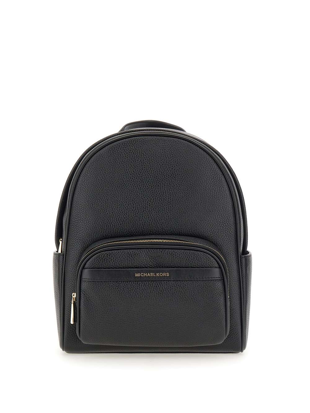 Michael Michael Kors Leather Backpack With Logo In Black