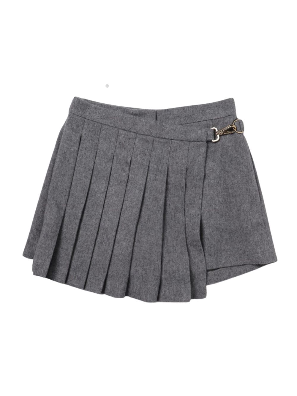 Fendi Kids' Flannel Shorts In Rtt Light Grey