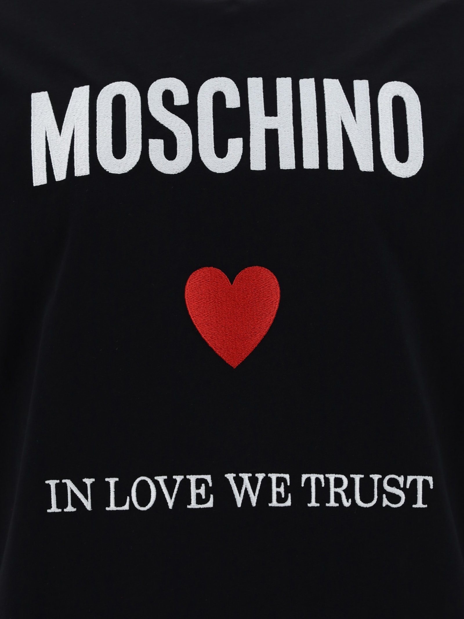 Shop Moschino T-shirt In A1555