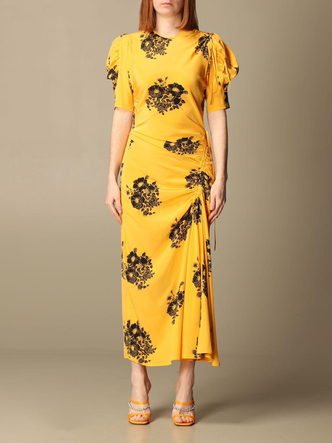 N.21 N?21 Dress N ° 21 Midi Dress In Patterned Silk