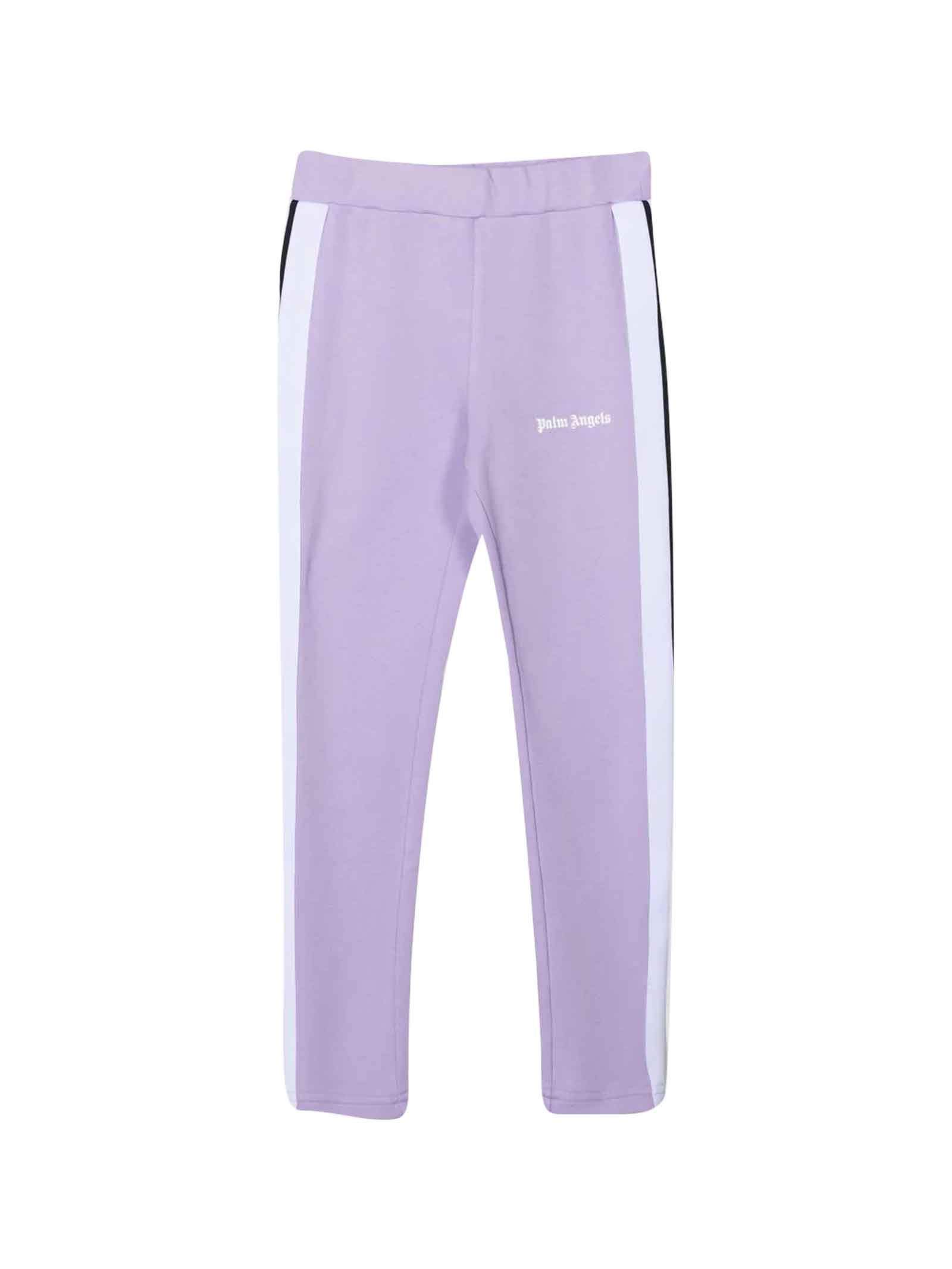 Palm Angels Girl Sweatpants With Side Band