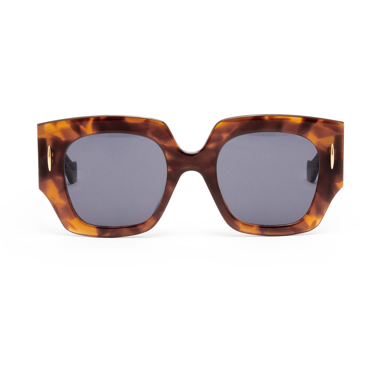 Shop Loewe Lw40129u Chunky Anagram 53v Sunglasses In Marrone