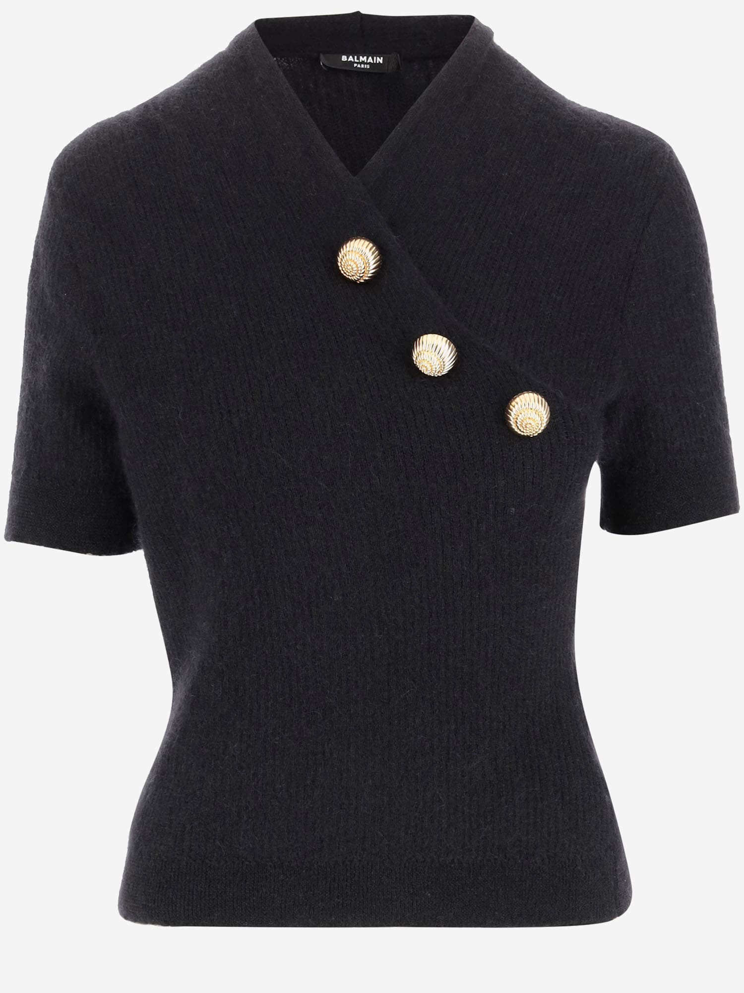 BALMAIN WOOL BLEND TOP 