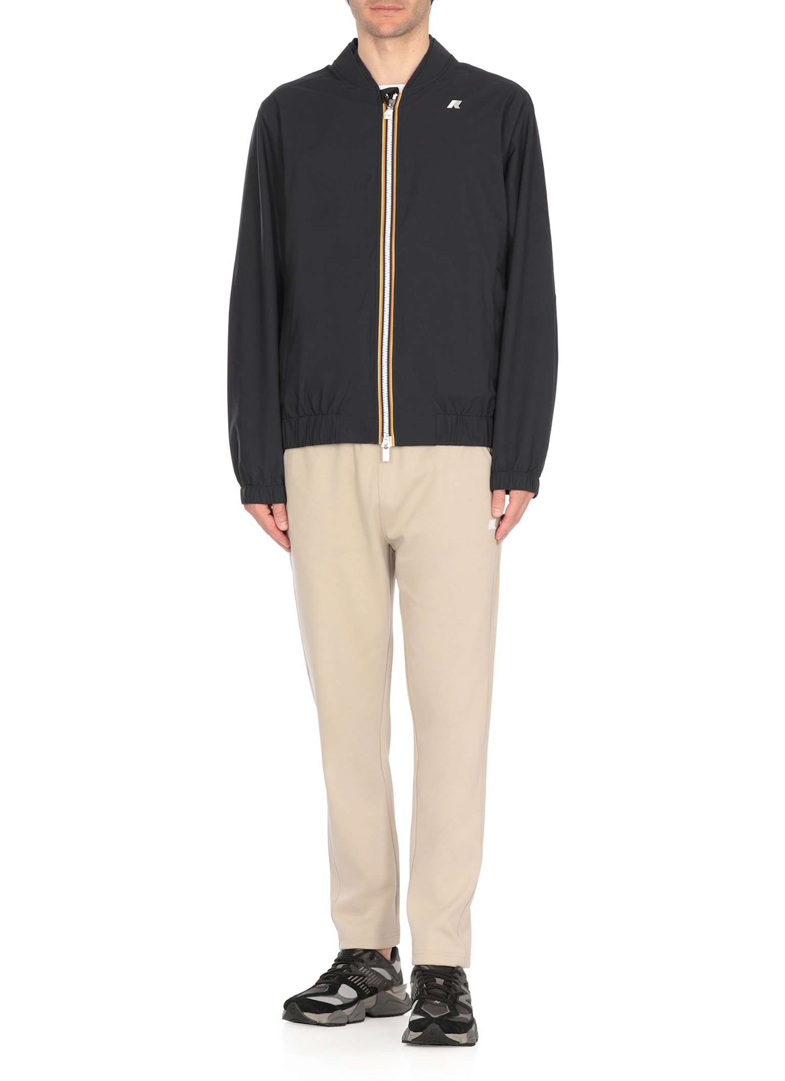 K-way Aurene Stretch Jacket With Contrasting Gros Grain Details