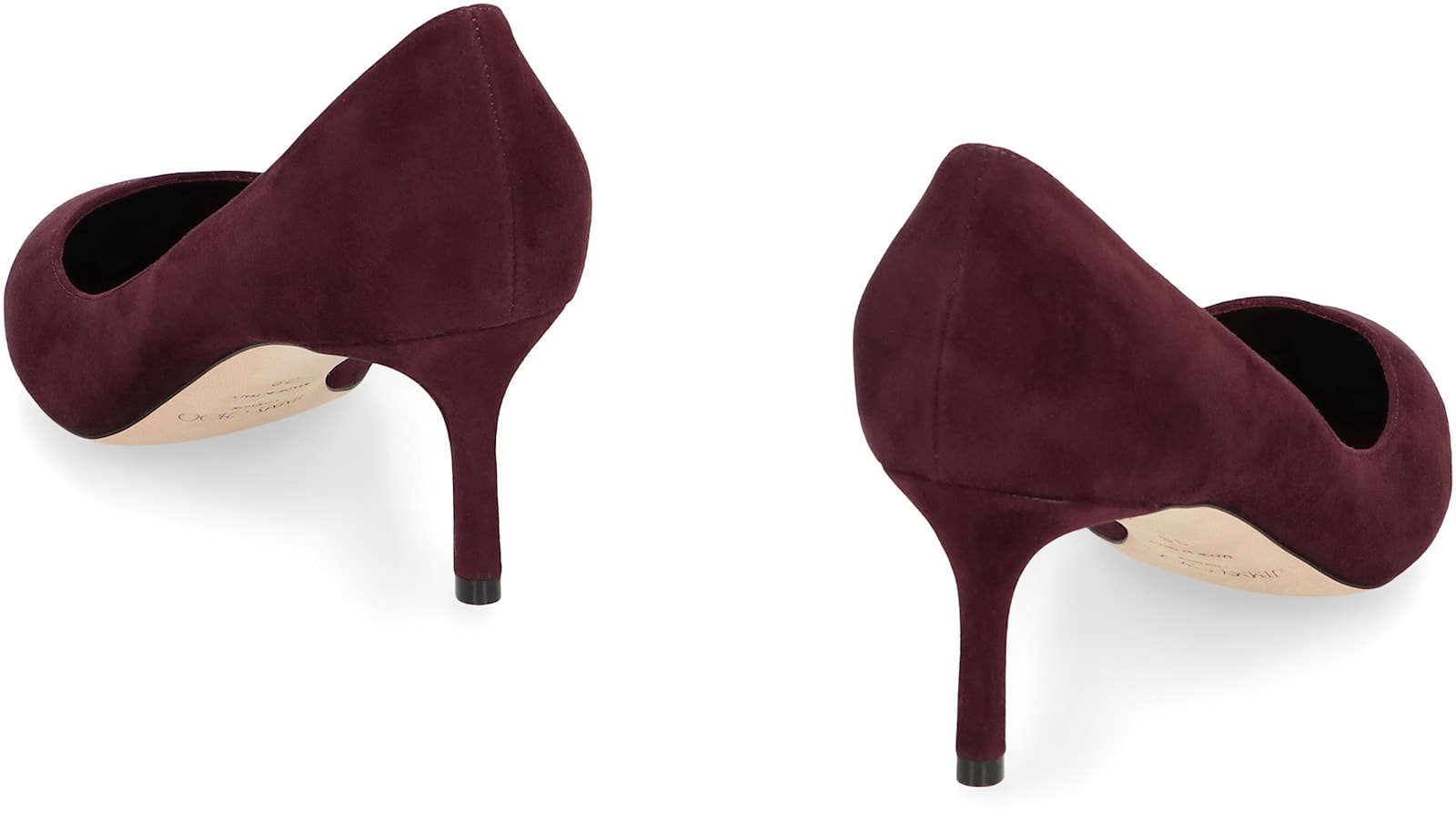 Jimmy Choo 60mm Romy Suede Pointed-toe Pumps In Burgundy