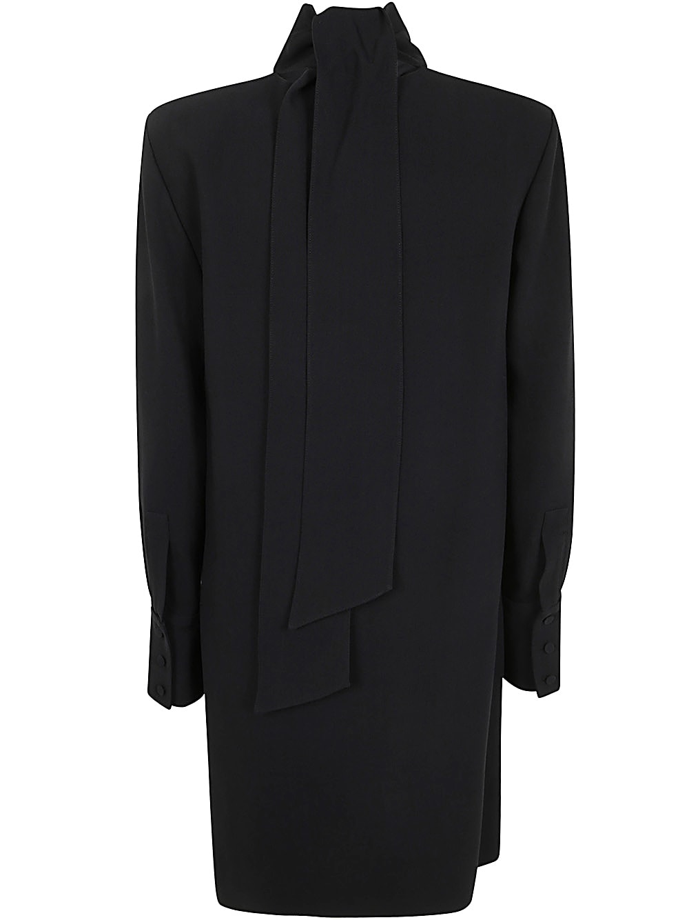 Golden Goose Journey Longsleeves Dress In Suit Fabric In Polar Night
