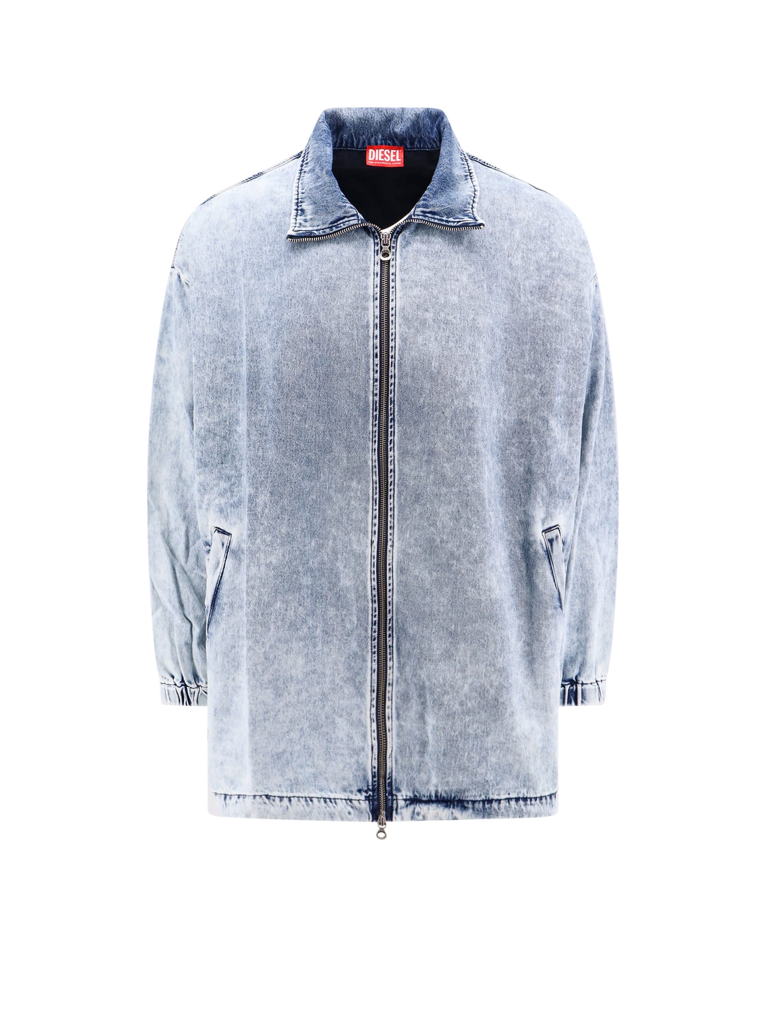 Shop Diesel D-krap Jacket In Blue