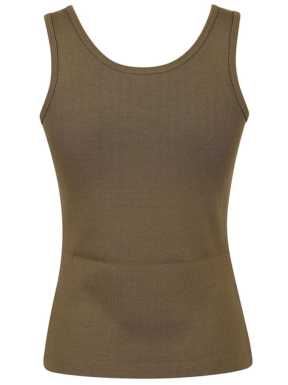 POLO RALPH LAUREN COLLECTION ELLIS RIB-KNIT TANK TOP 