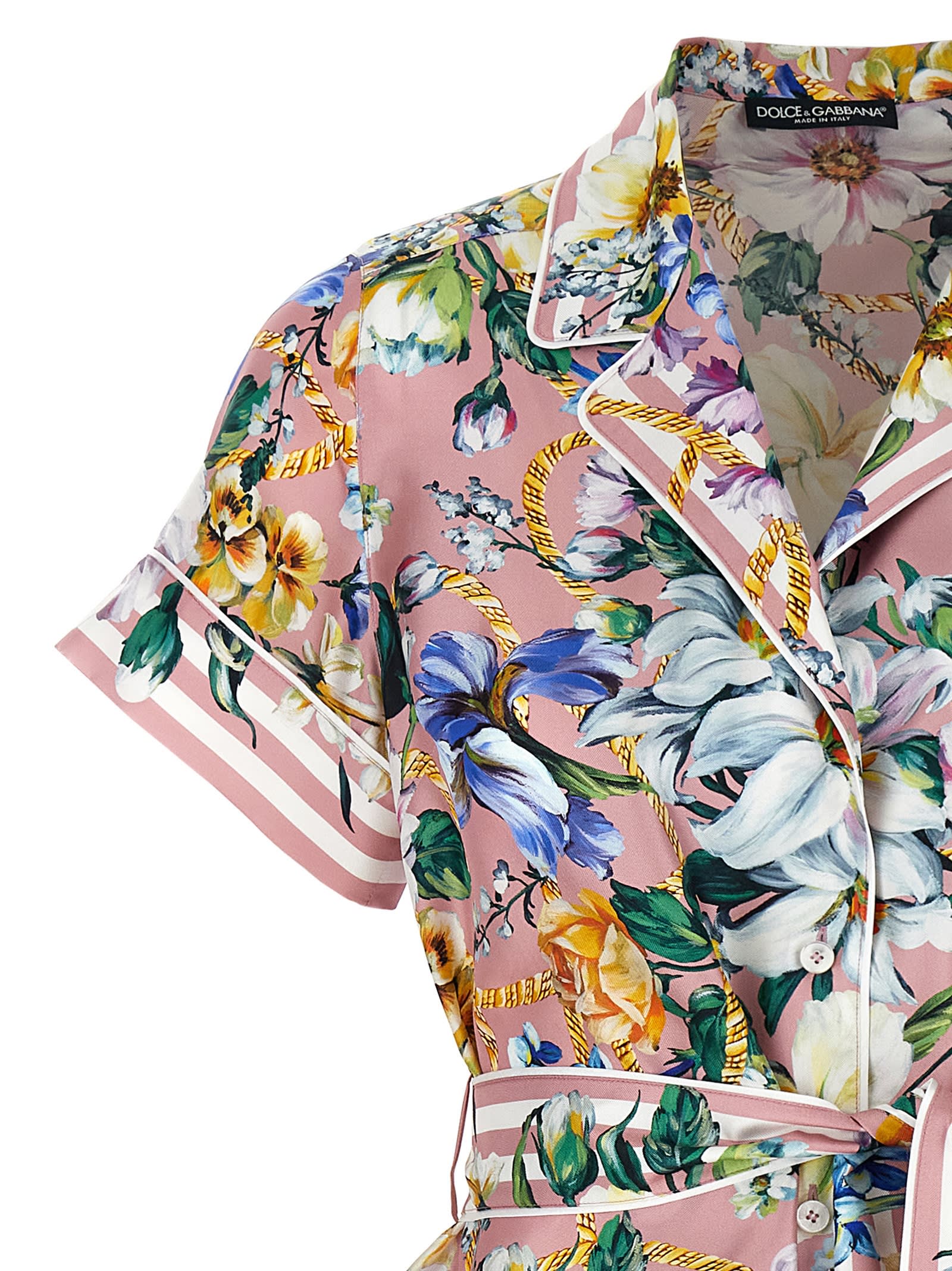 DOLCE & GABBANA FLORAL SHIRT