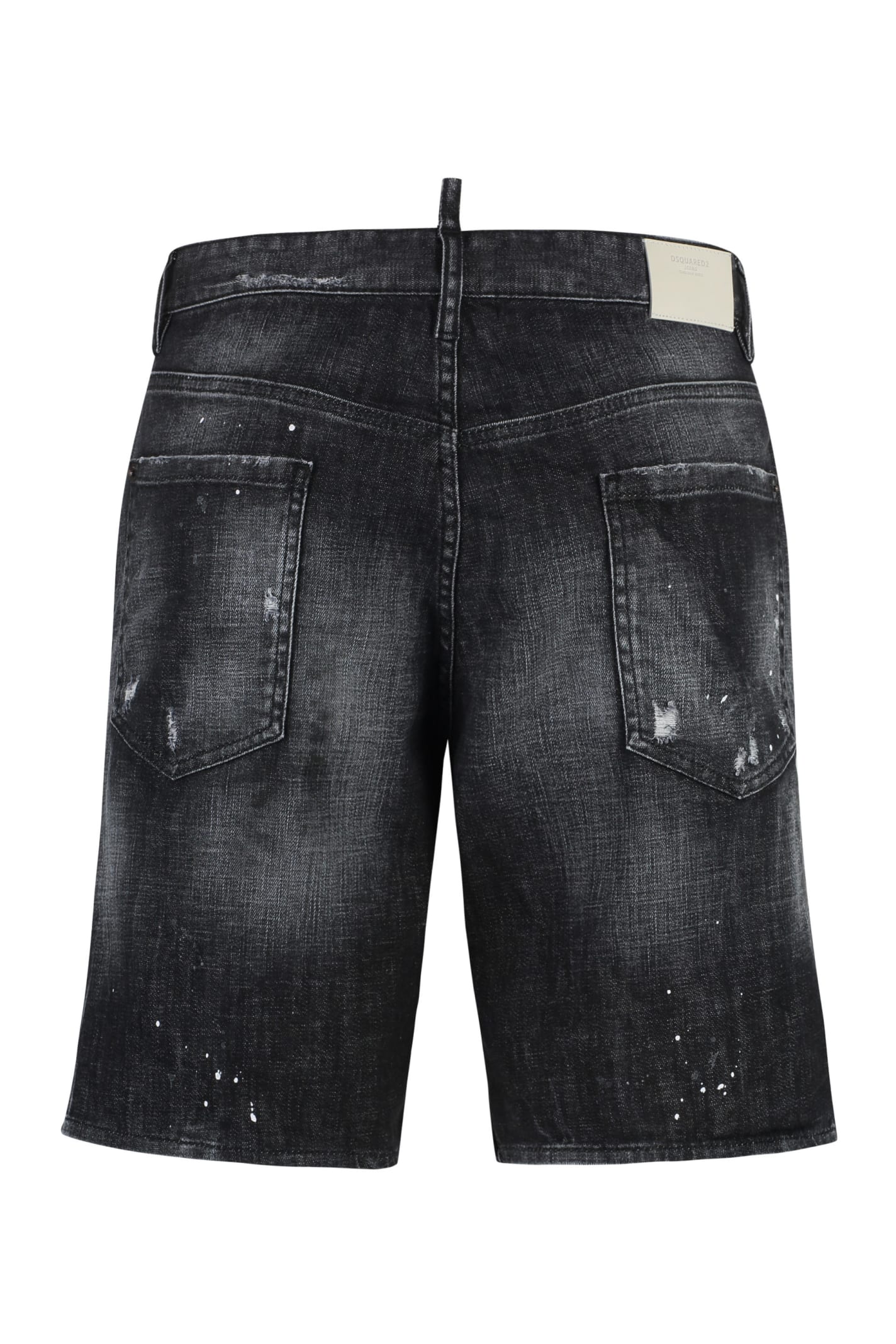 Shop Dsquared2 Marine Denim Shorts