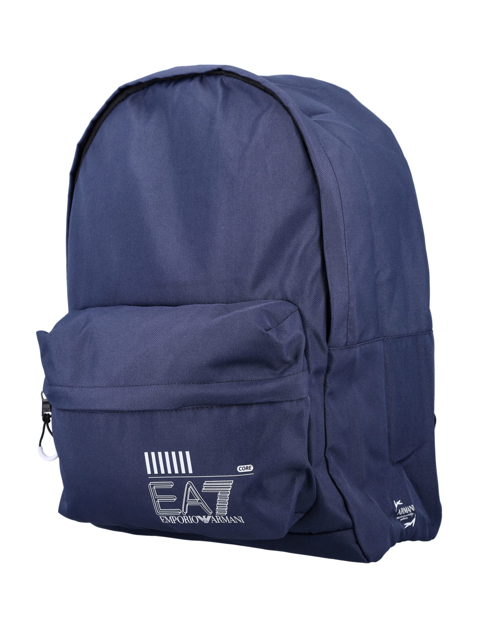 Shop Ea7 Backpack With Logo In Navy