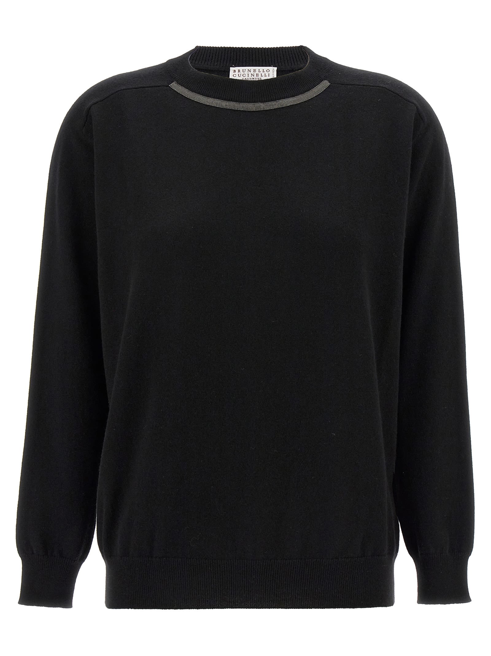 Shop Brunello Cucinelli Monile Sweater In Black