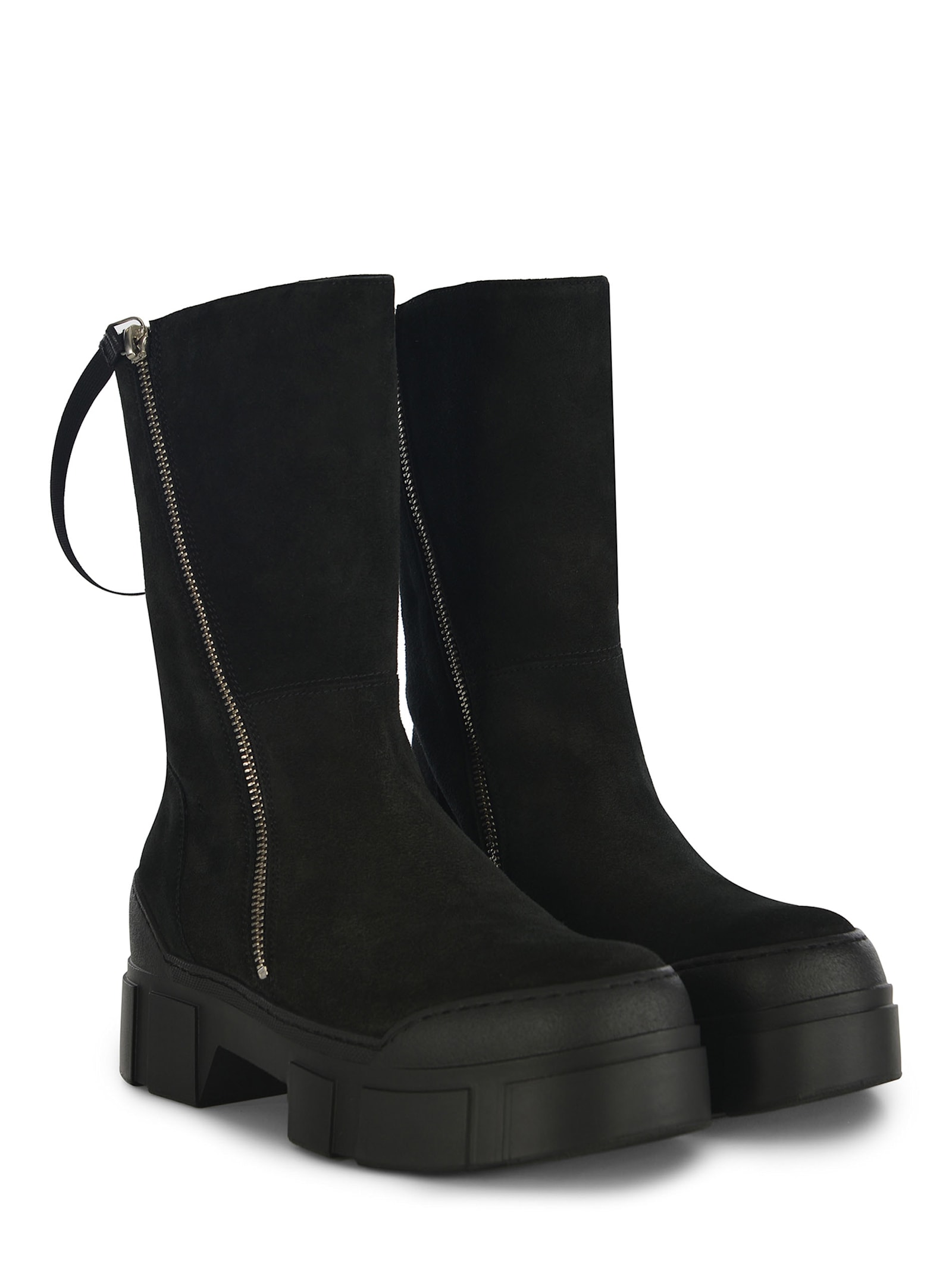 Shop Vic Matie Ankle Boots Vic Matié Roccia Made Of Split Leather In Black