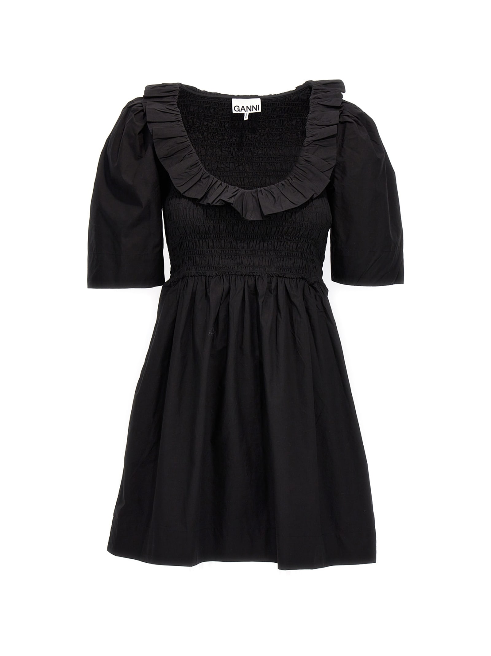 Ganni Smock Stitch Dress