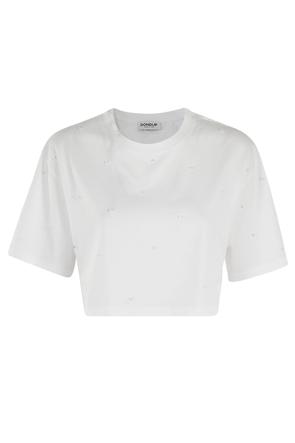 Shop Dondup T Shirt In Bianco