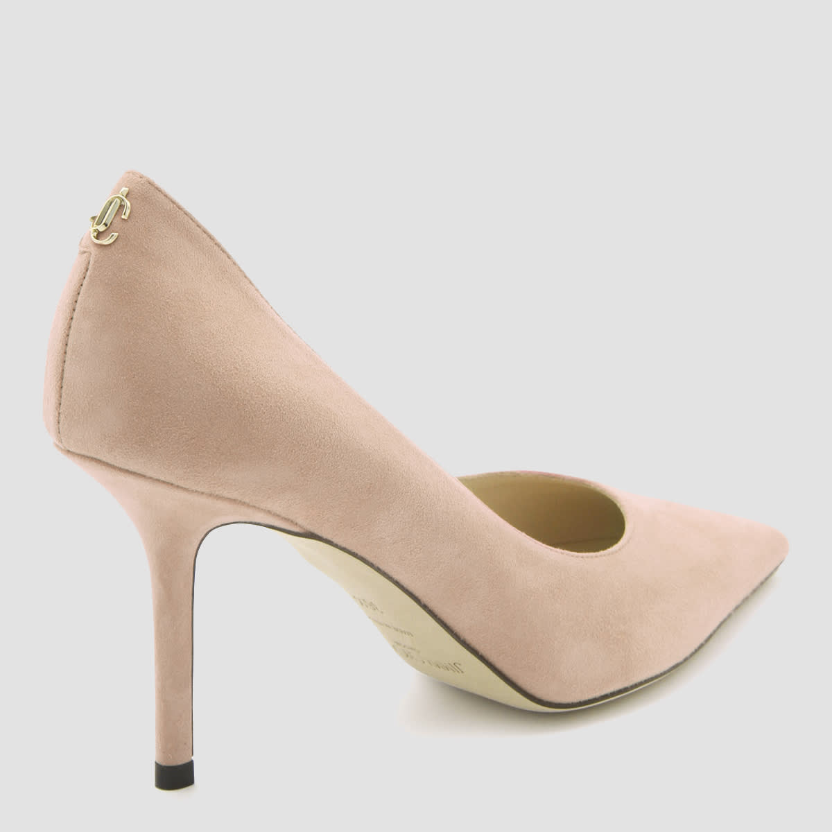 Shop Jimmy Choo Pink Leather Love 85 Pumps In Ballet Pink