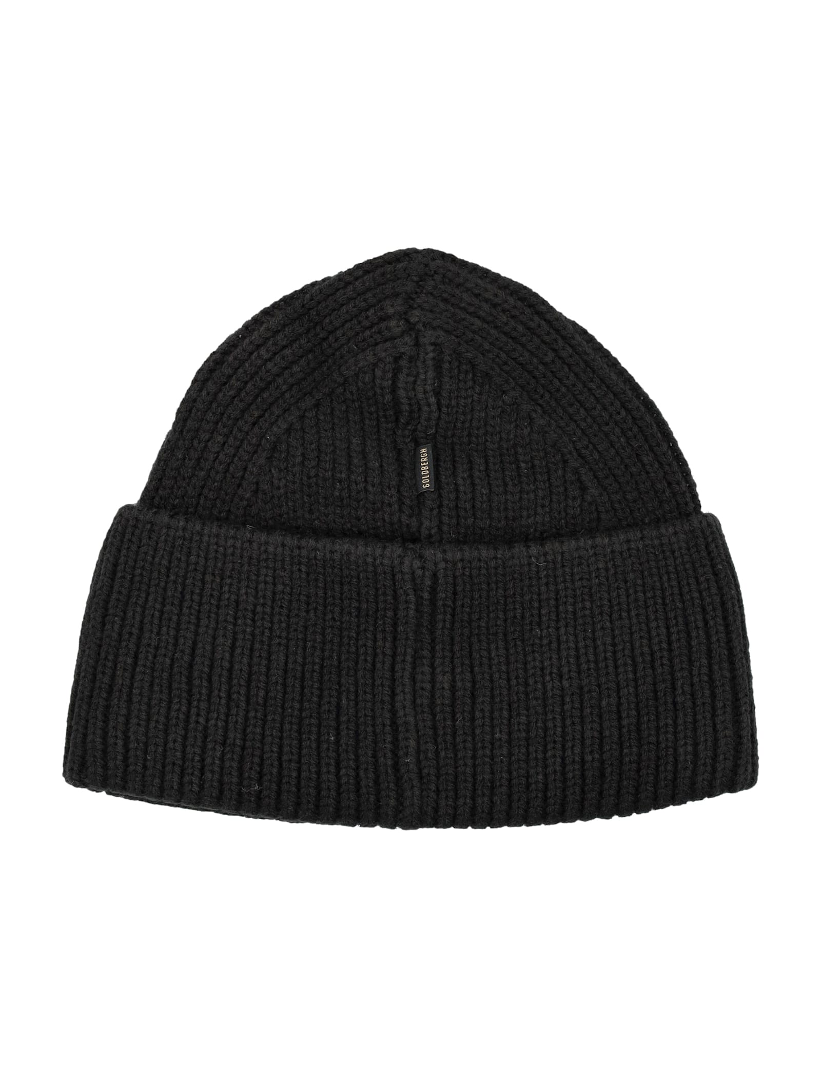 Goldbergh Valerie Beanie With 3d Logo Embroidery In Black