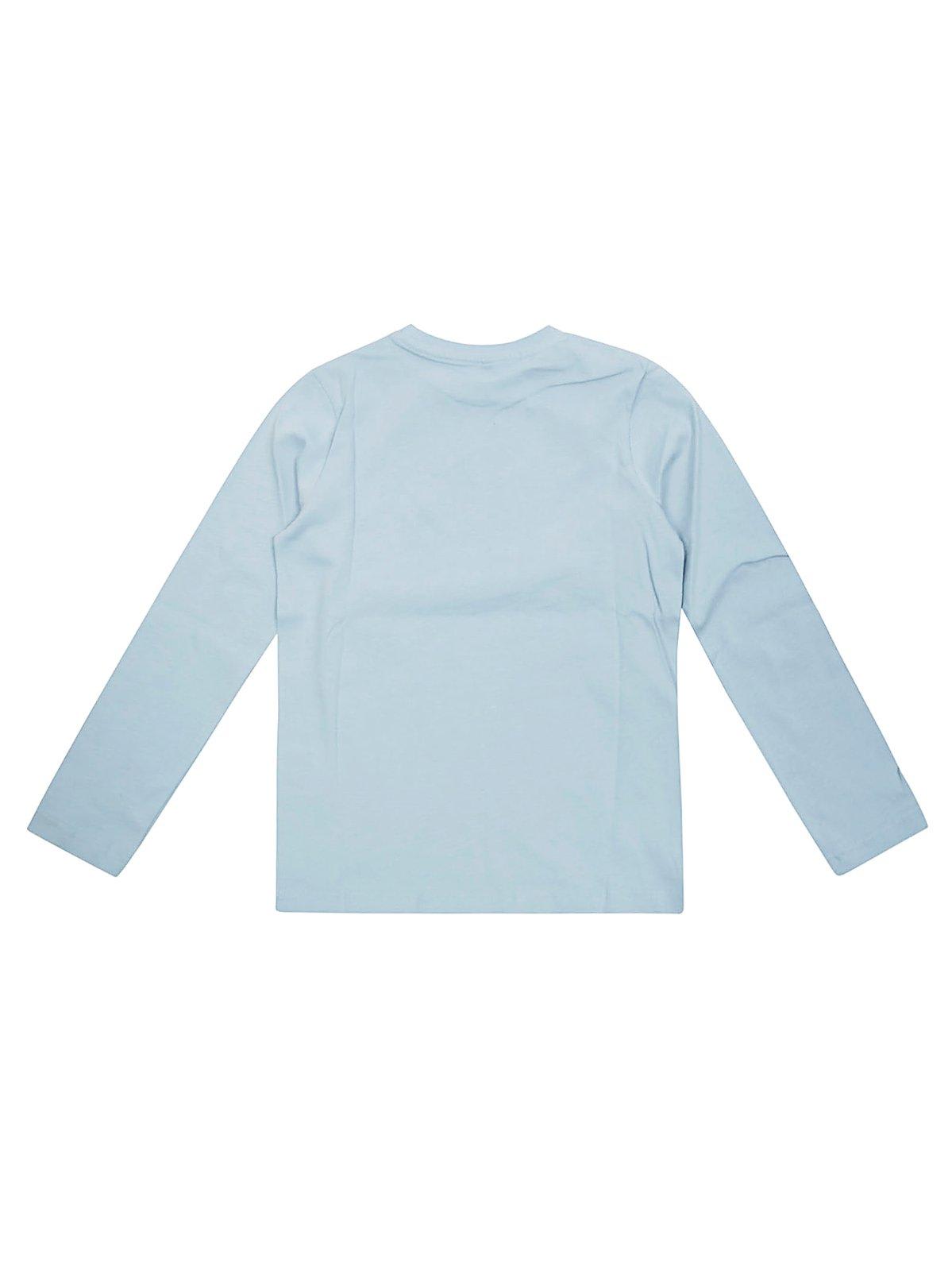 Stella Mccartney Graphic Printed Crewneck T-shirt In Azzurro