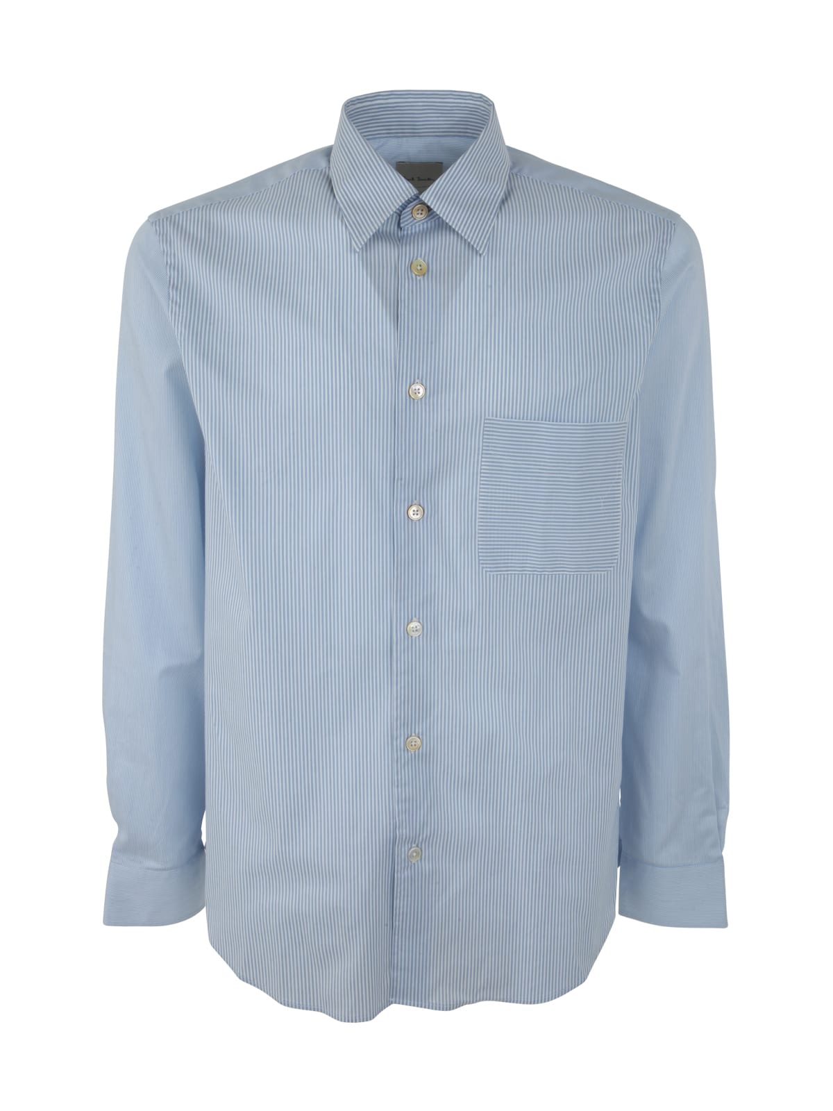 Shop Paul Smith Mens Regular Fit Shirt In Blue