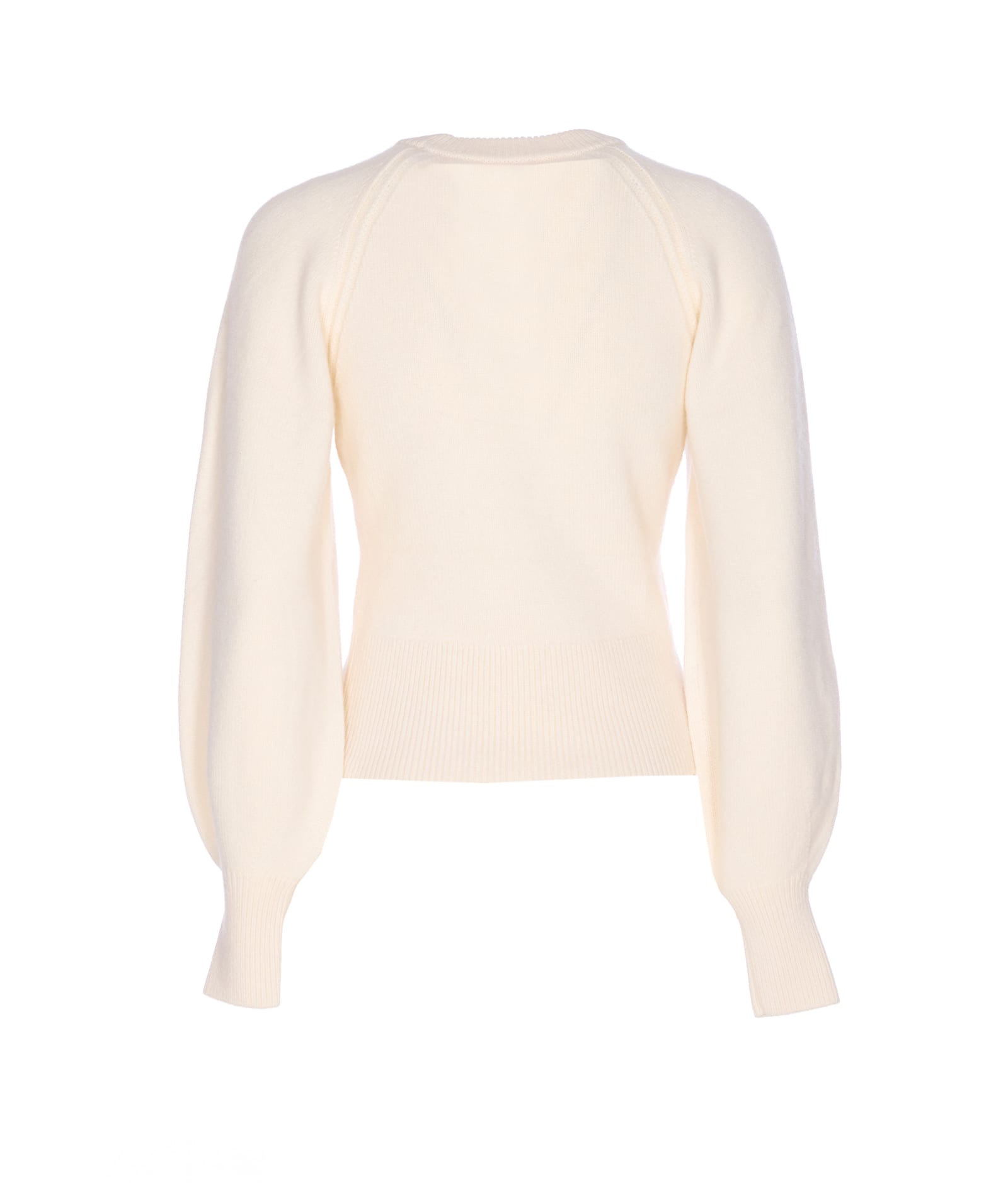 Guest In Residence Sculpted Sweater In White