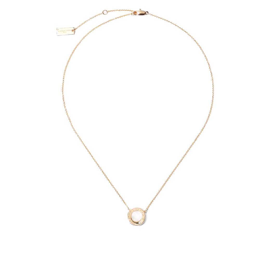 Marc Jacobs The Medallion Mother Of Pearl Gold Necklace | ModeSens