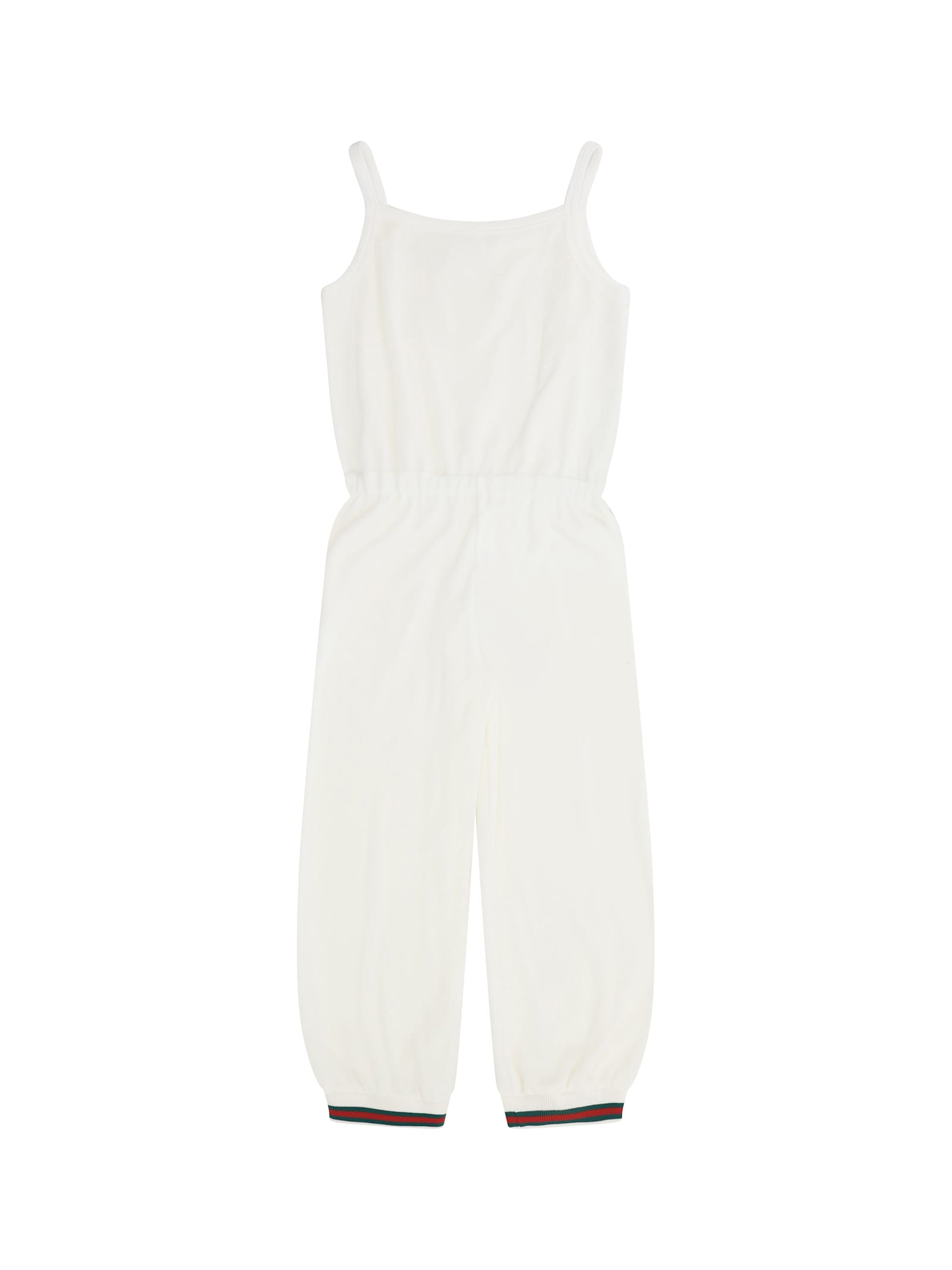 Gucci Terrycloth Overall In White/mix