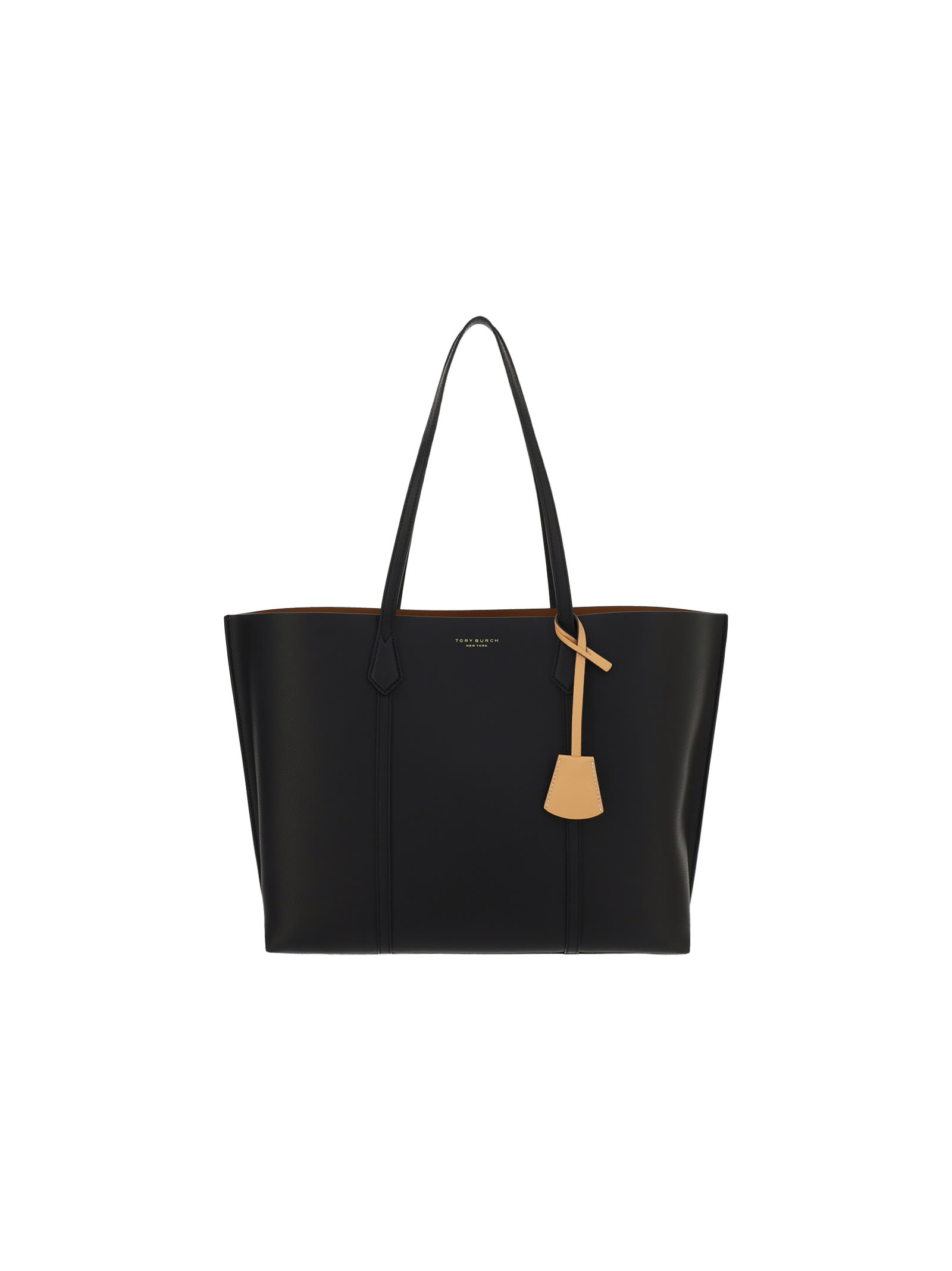 Shop Tory Burch Perry Triple Tote Bag In Nero