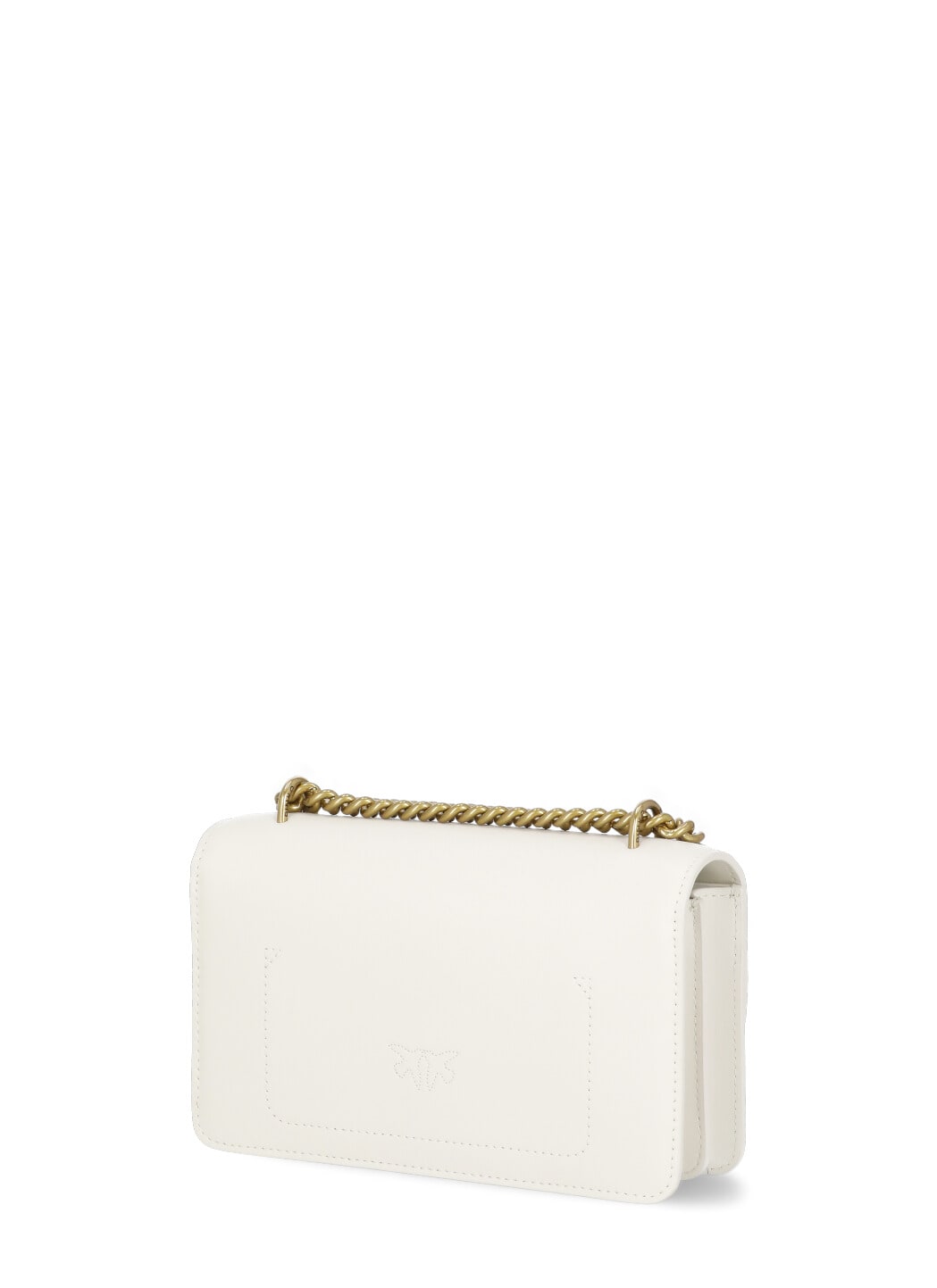 Pinko Love One Mini Shoulder Bag In White