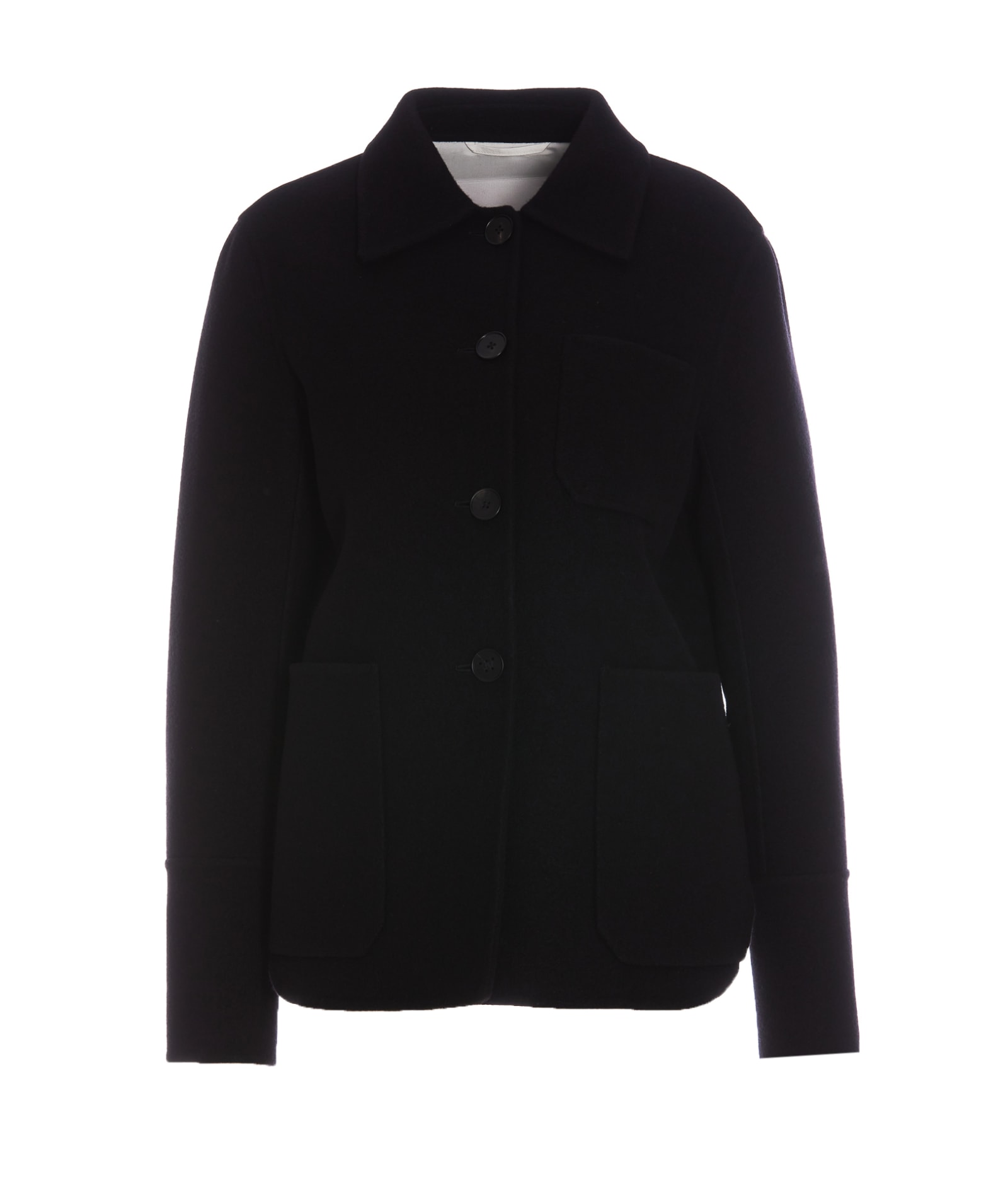 Jil Sander Jacket In Black