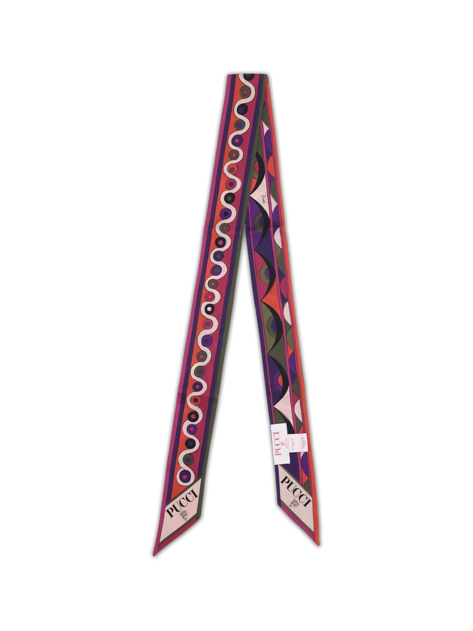 Pucci Printed Silk Scarf In Multi