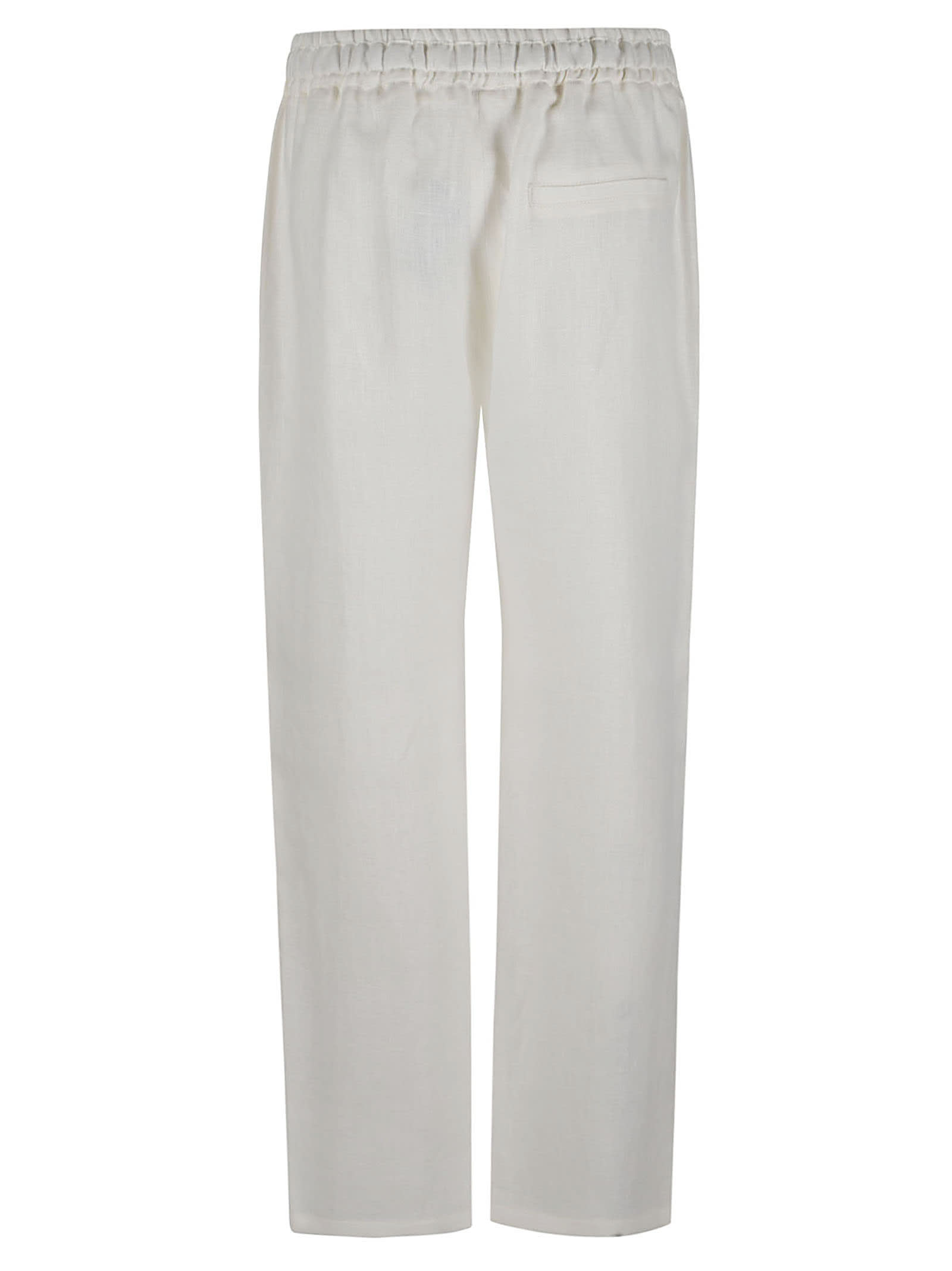 Shop Barba Napoli Laced Track Pants In White