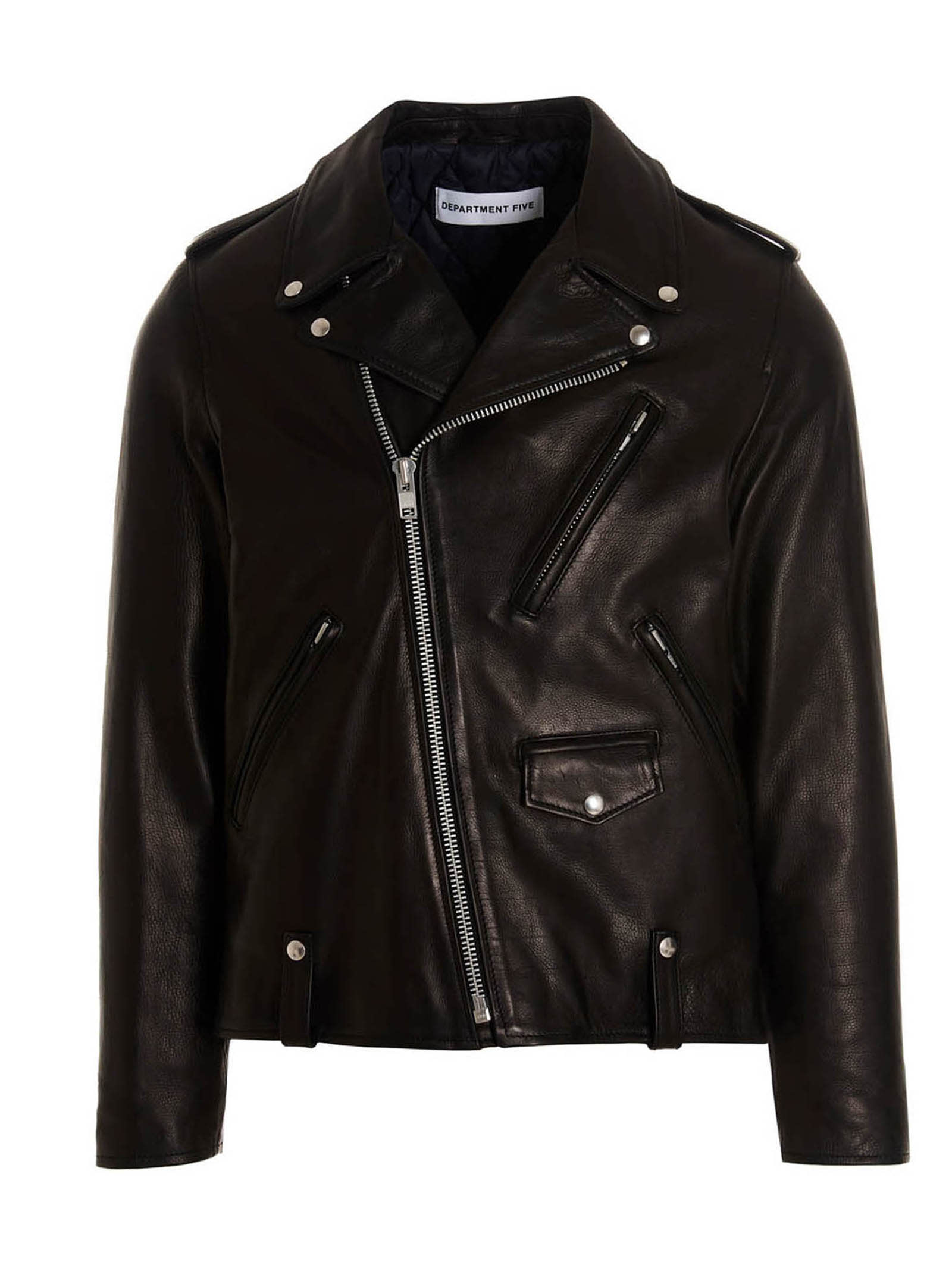 Department 5 Harm Leather Biker Jacket In Black | ModeSens