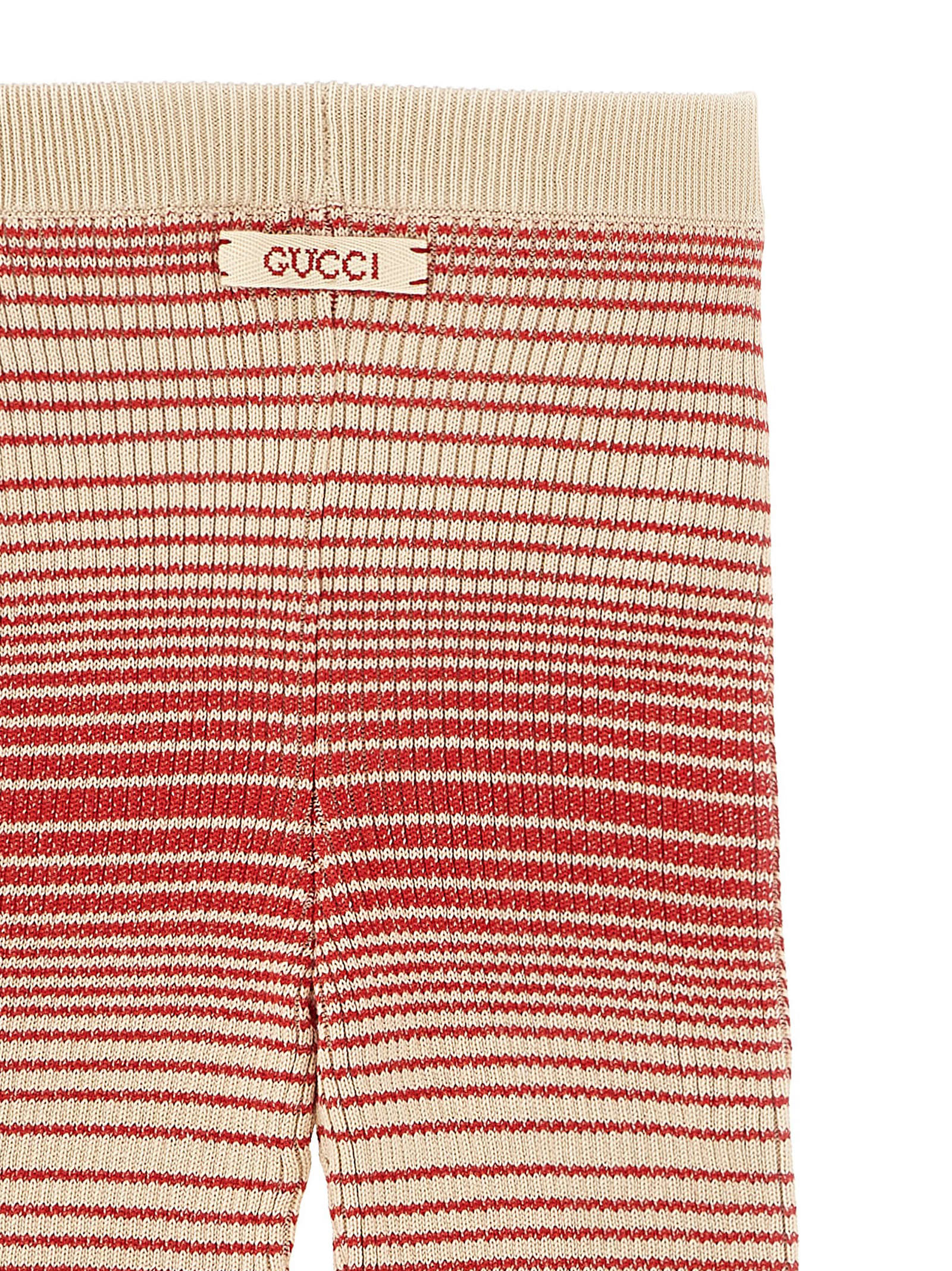 Shop Gucci Striped Bermuda Shorts In Multicolor