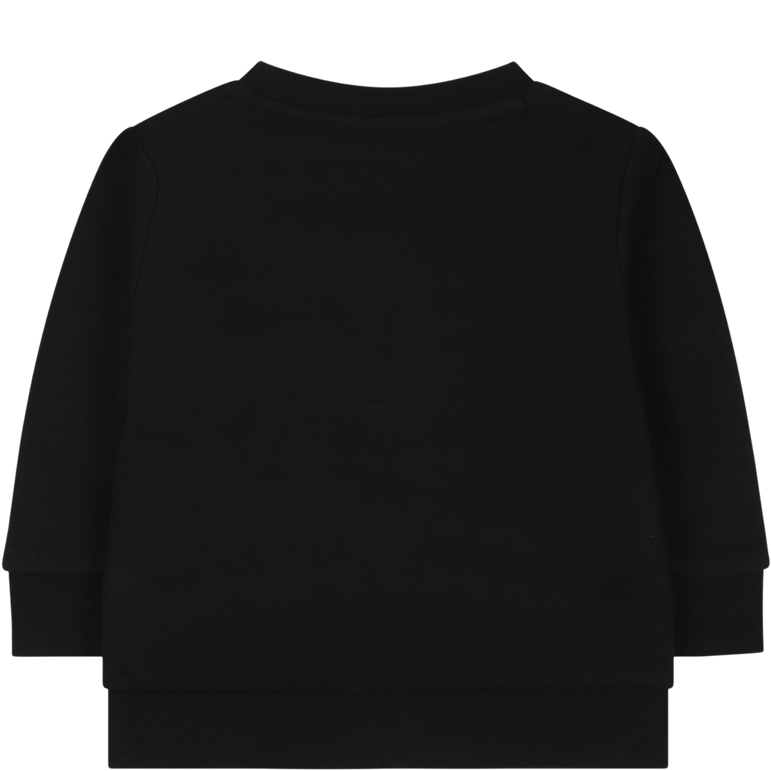 Shop Hugo Boss Black Sweatshirt With Logo For Baby Boy