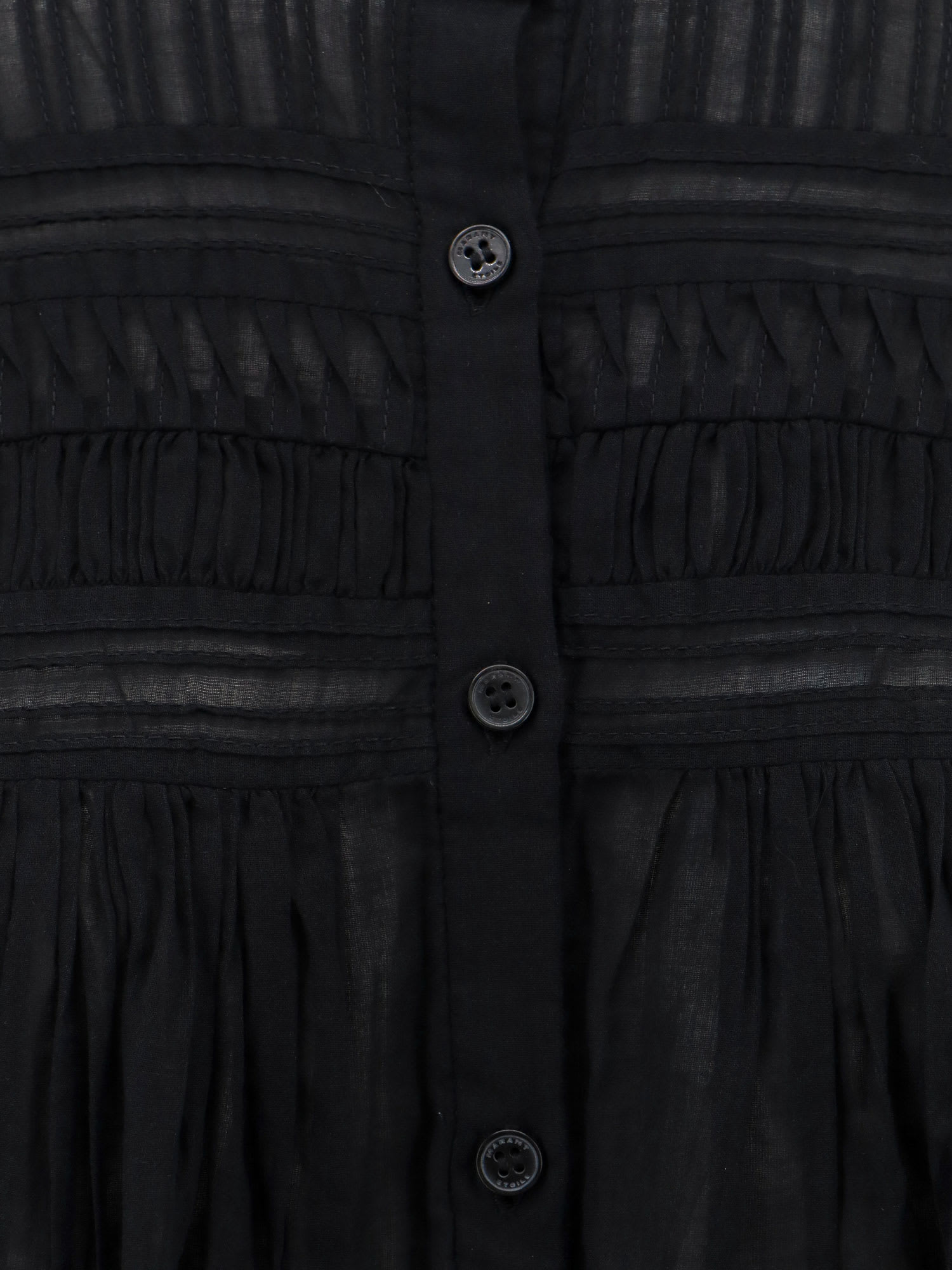 Shop Marant Etoile Plalia Shirt In Black