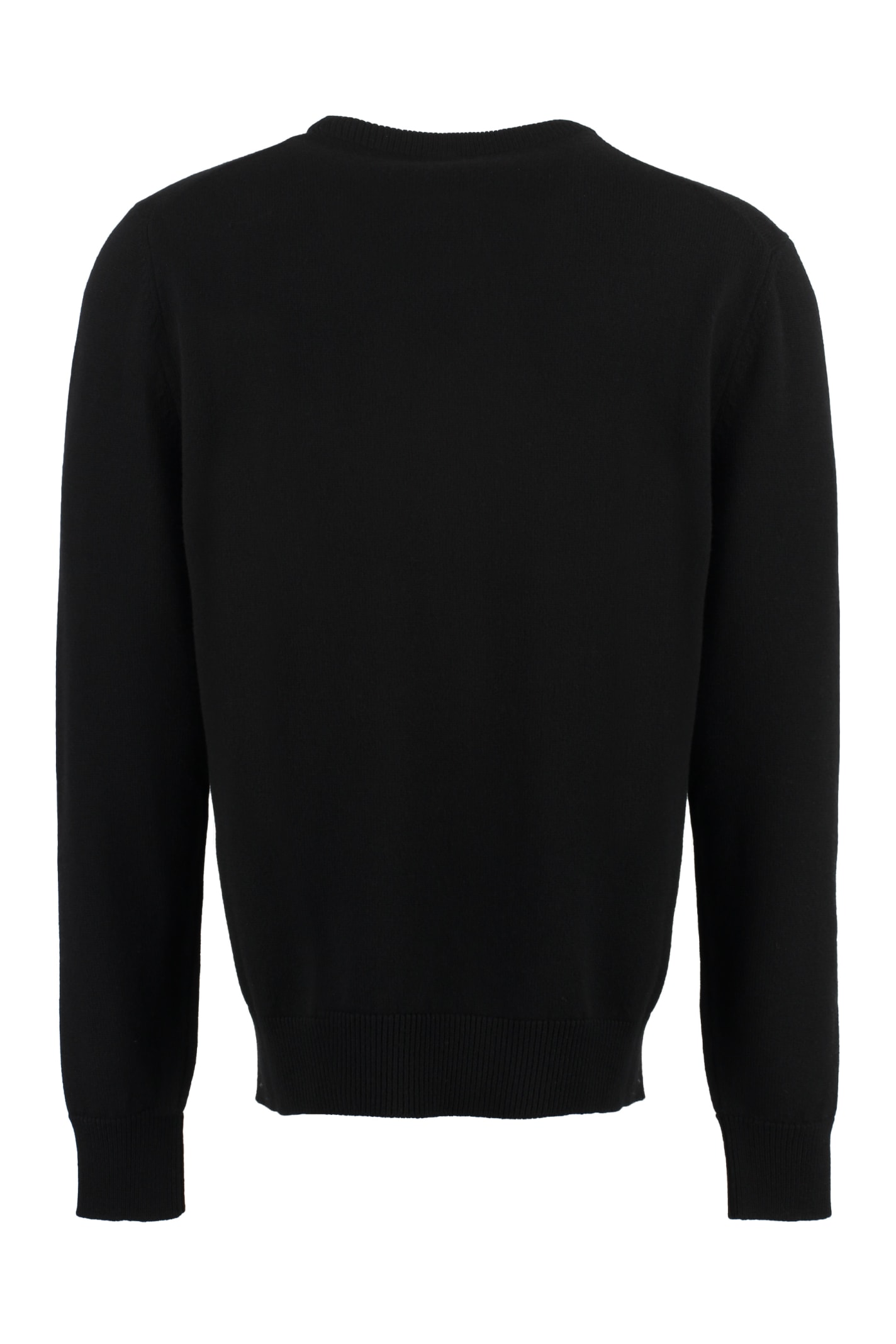 Shop Dolce & Gabbana Wool And Cashmere Sweater In Nero