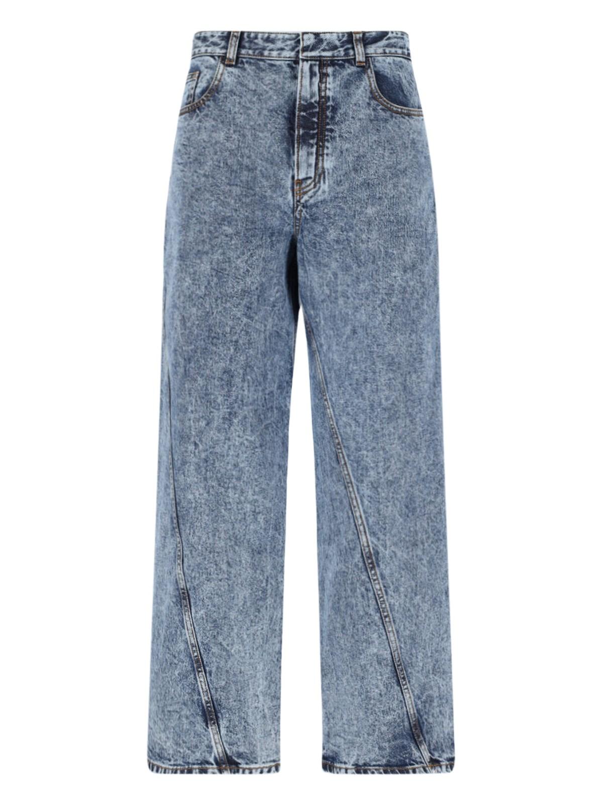 Alaïa Twisted Pants In Bleu Neige