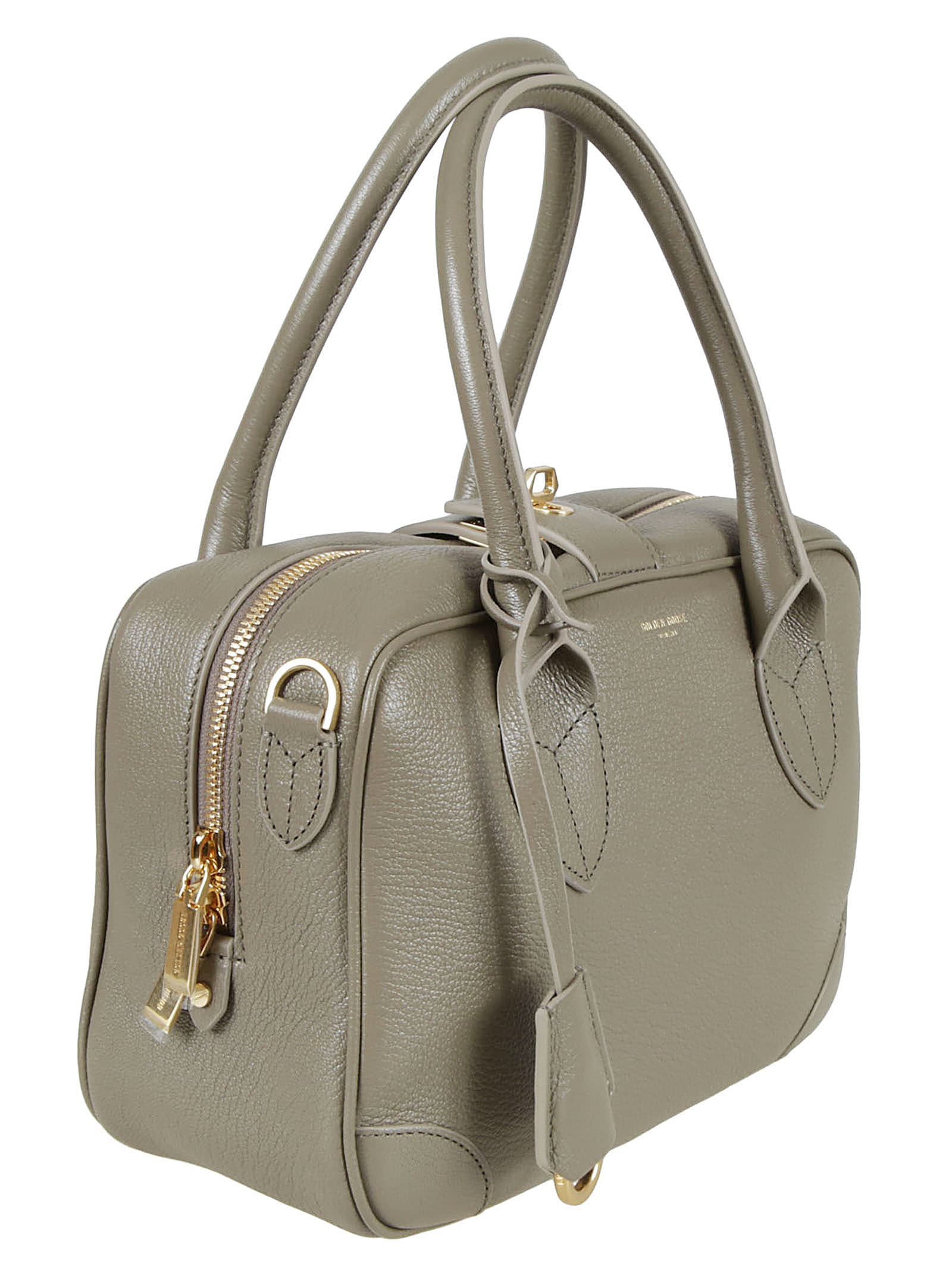 Shop Golden Goose Vita Tote In Sage Green