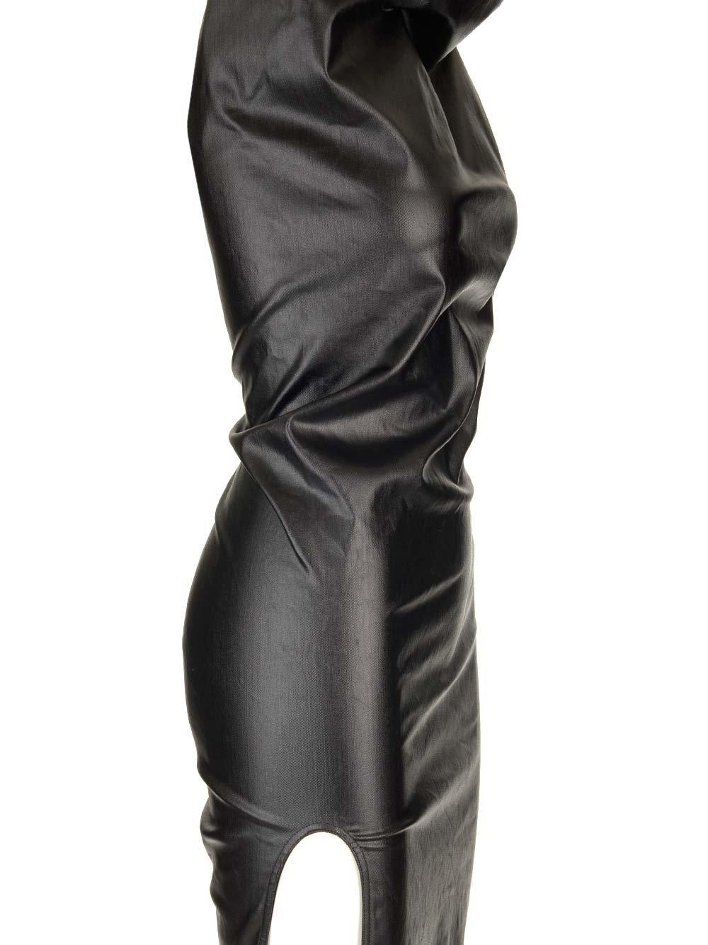 Shop Rick Owens Athena Floor-length Gown In Nero