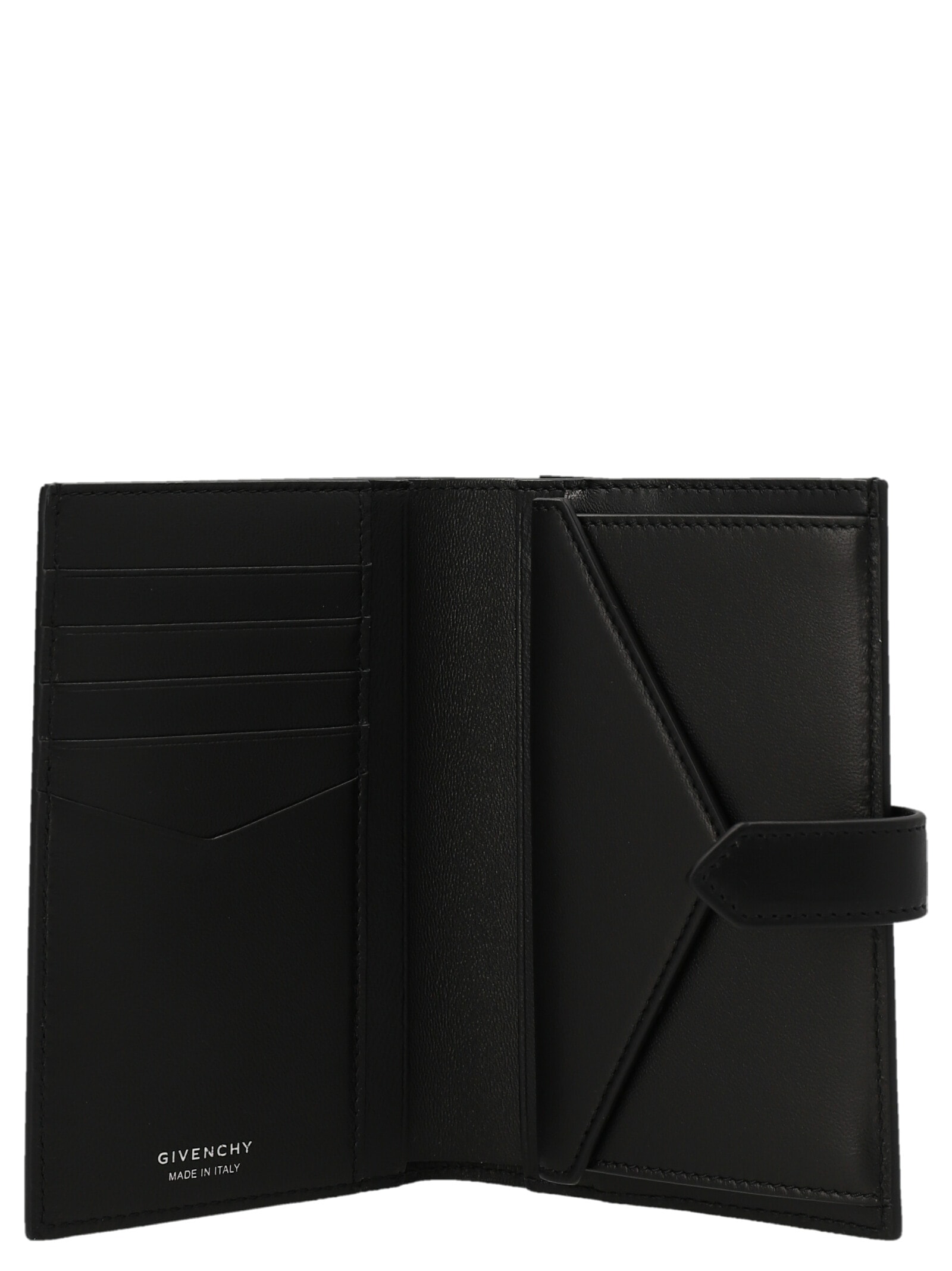 Shop Givenchy G-cut Wallet In Black