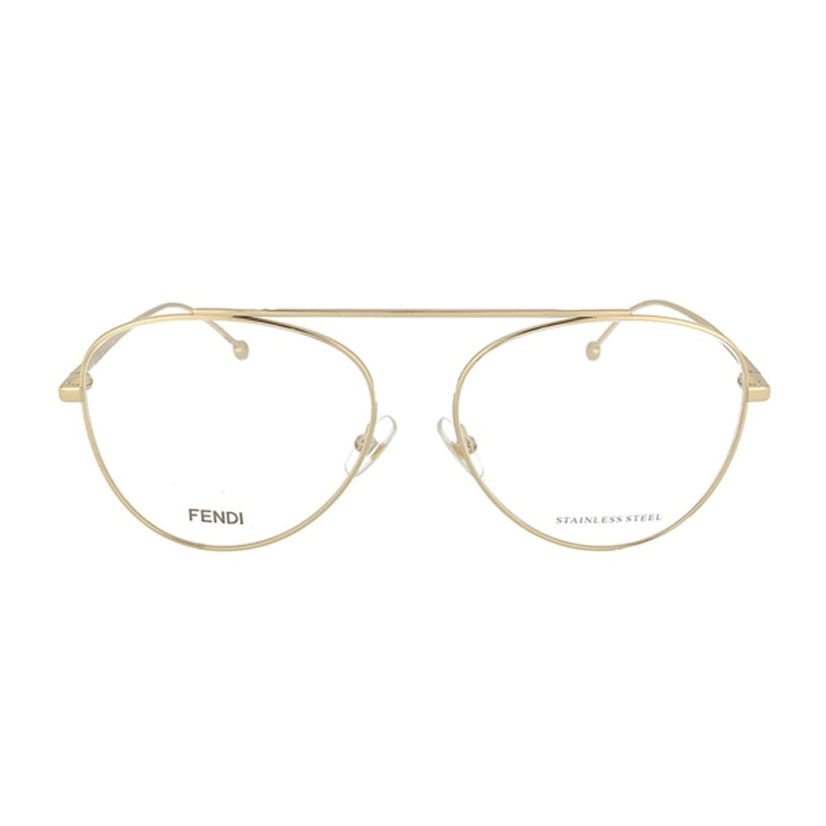 Shop Fendi Ff 0352 Glasses In Oro