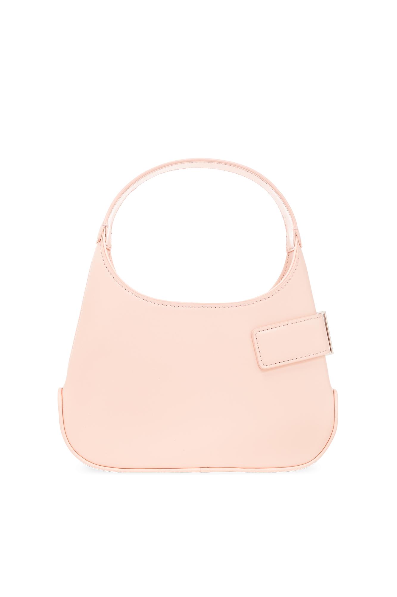Shop Ferragamo Hobo Mini Shoulder Bag In Pink